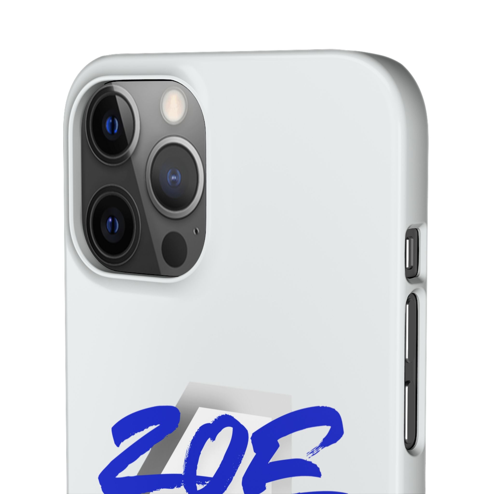 Zoe Life Phone Case - Bold Script Number 4 Snap Case