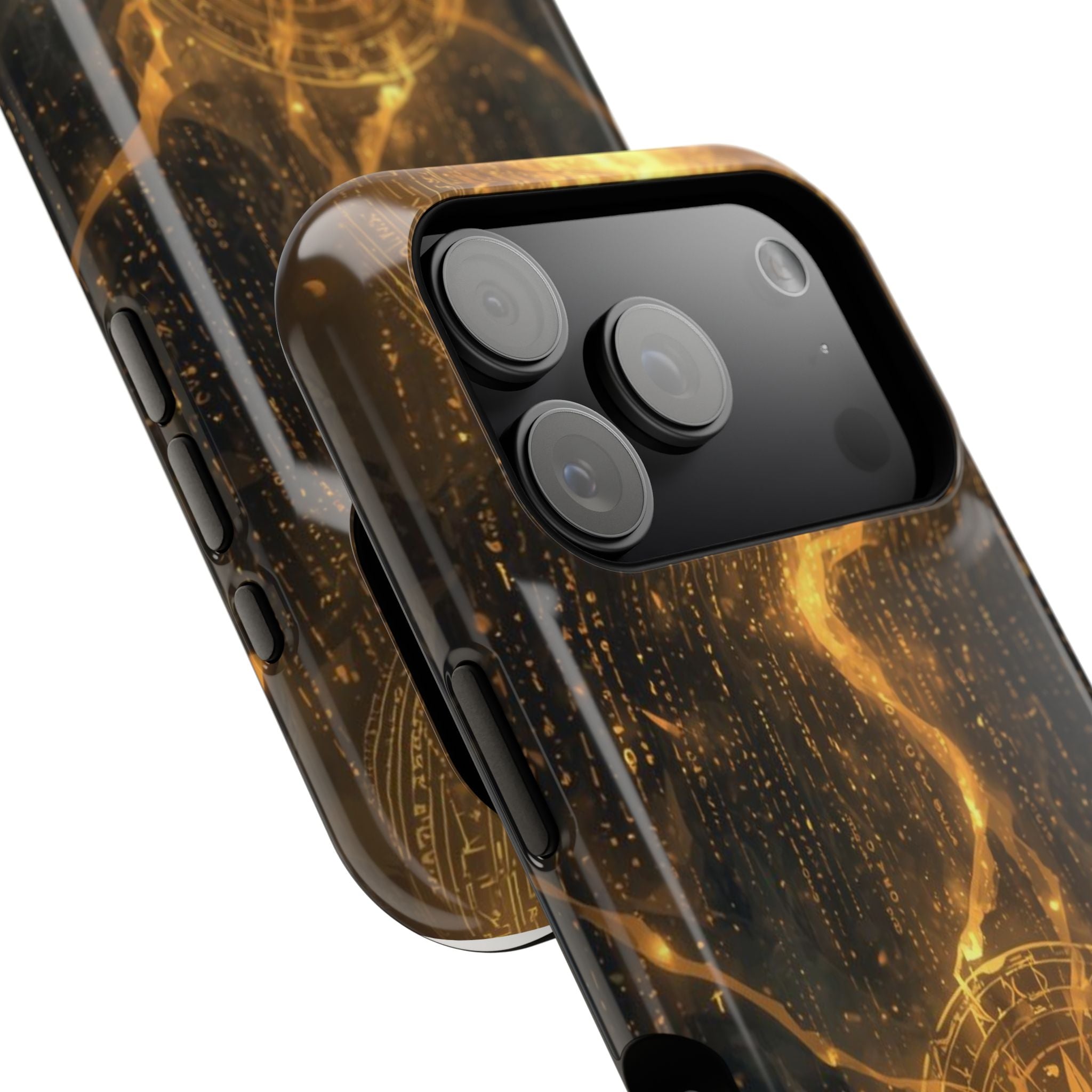 Vi-Anime Phone Case — Fantasy Mage Sigil Impact-Resistant Armor