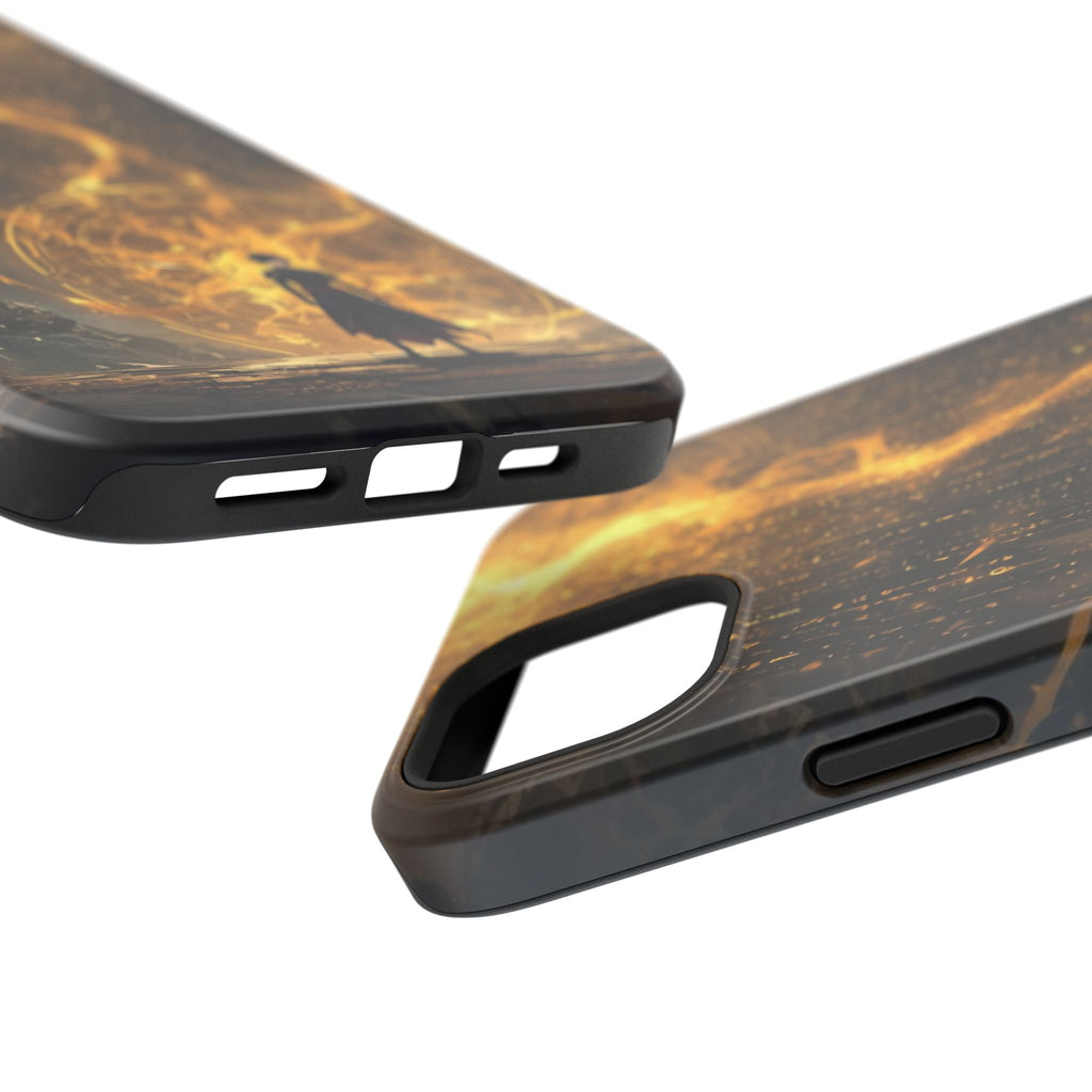 Vi-Anime Phone Case — Fantasy Mage Sigil Impact-Resistant Armor