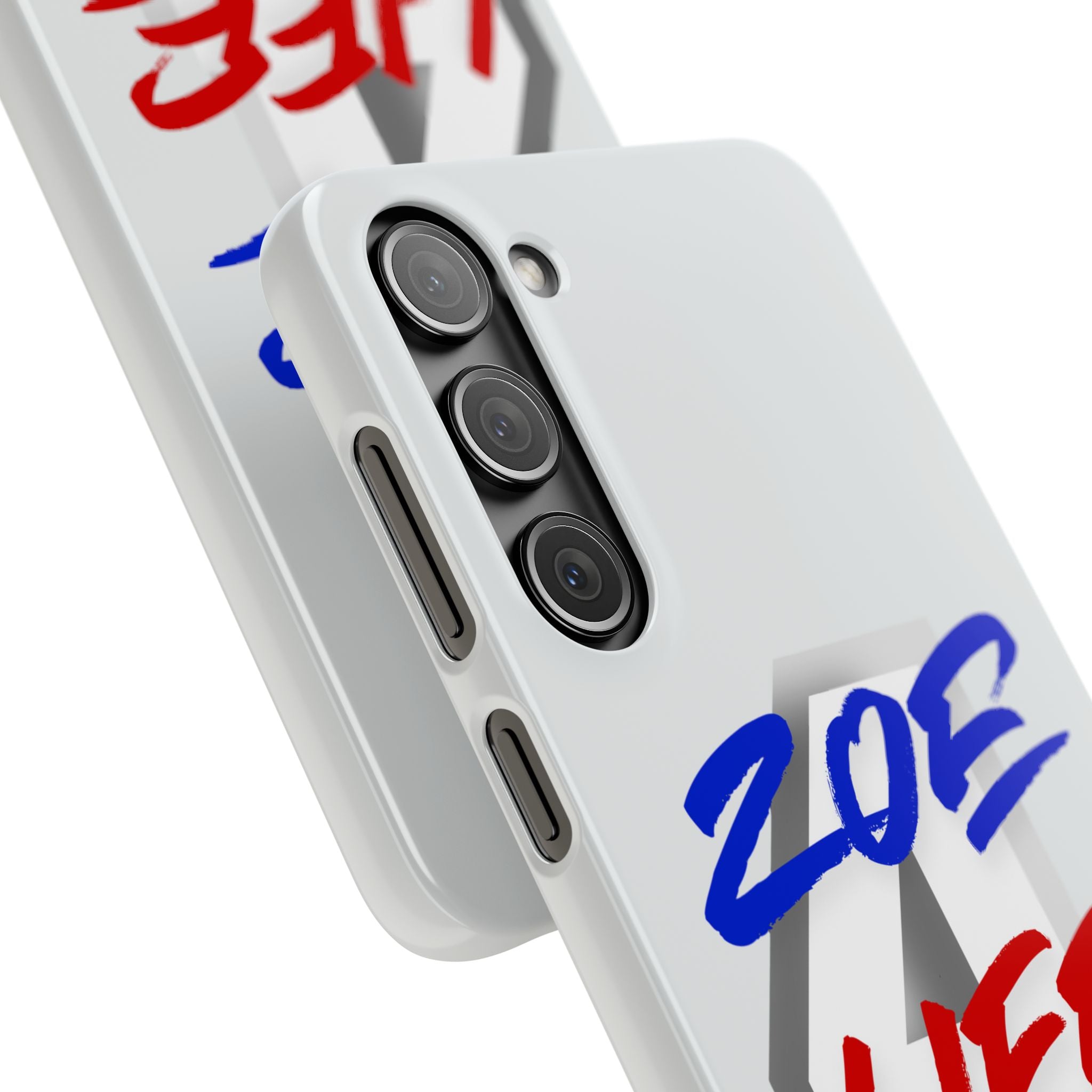 Zoe Life Phone Case - Bold Script Number 4 Snap Case