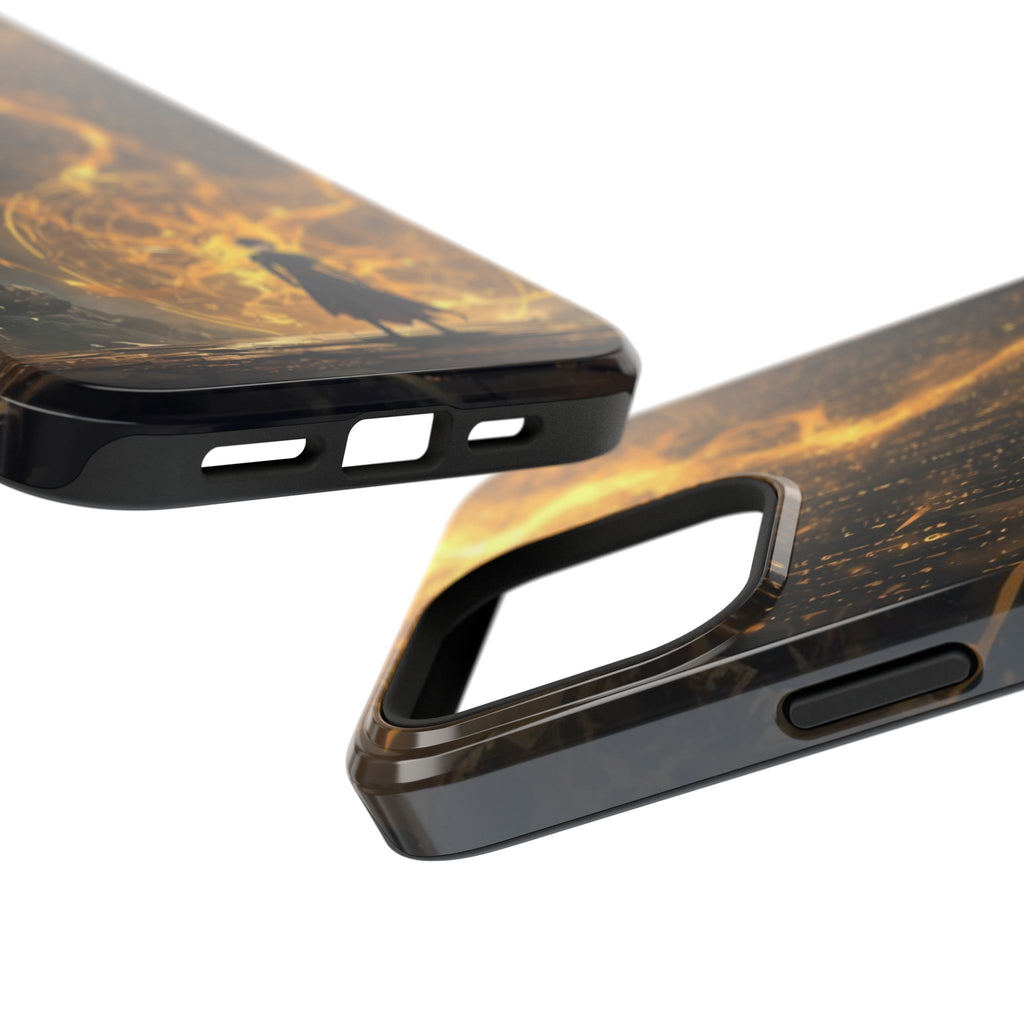 Vi-Anime Phone Case — Fantasy Mage Sigil Impact-Resistant Armor