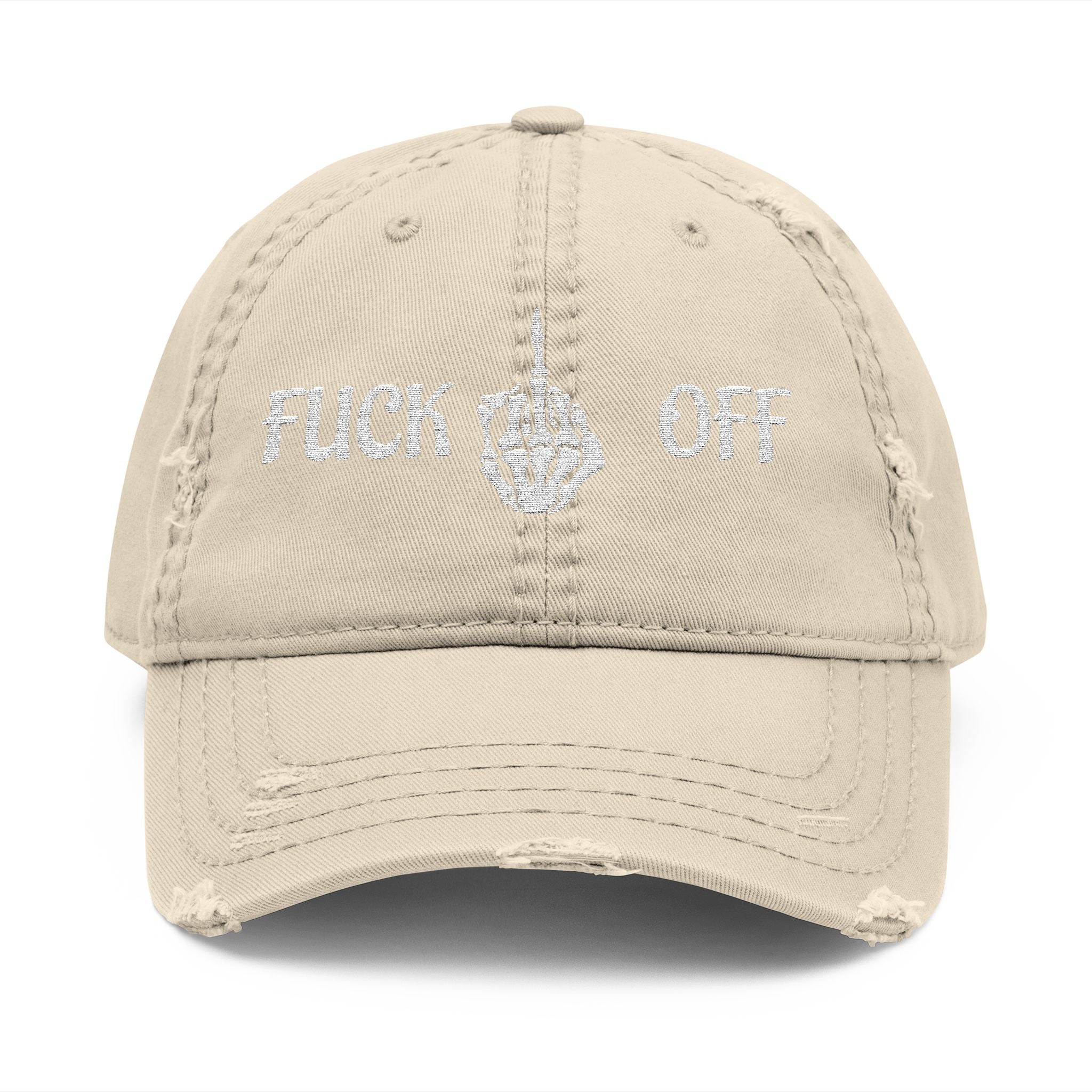 Vi-Cap Distressed - “F**k Off”