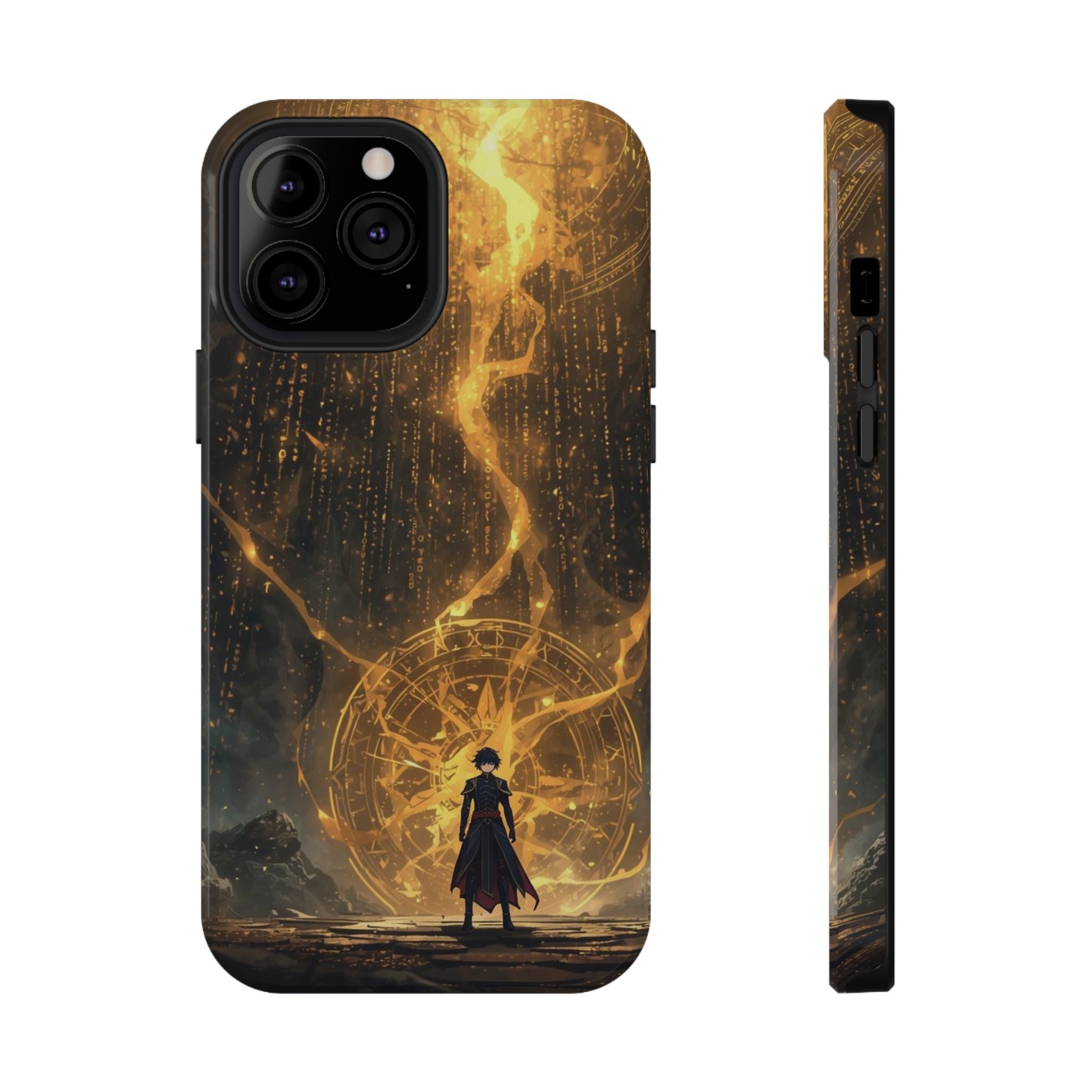 Vi-Anime Phone Case — Fantasy Mage Sigil Impact-Resistant Armor