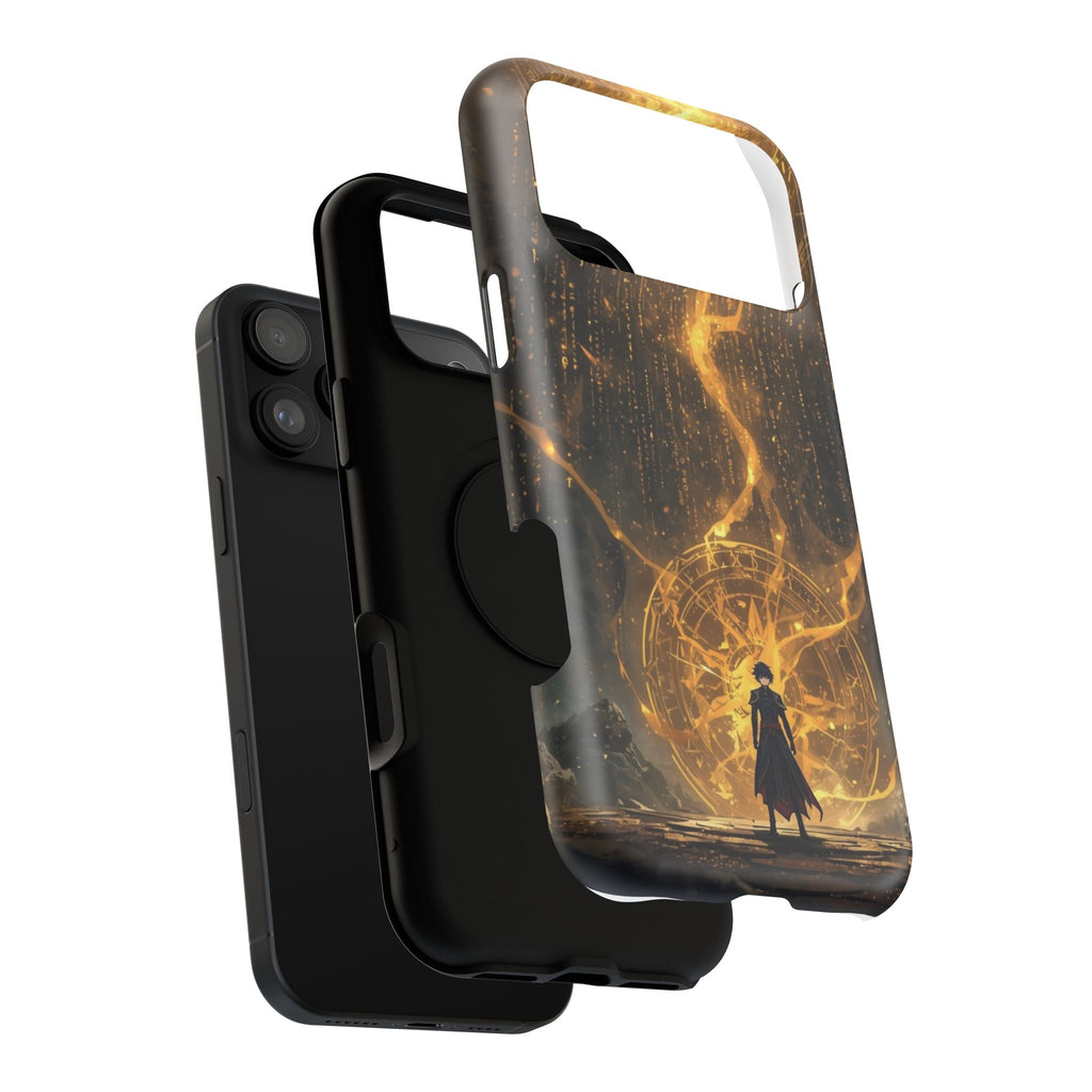 Vi-Anime Phone Case — Fantasy Mage Sigil Impact-Resistant Armor