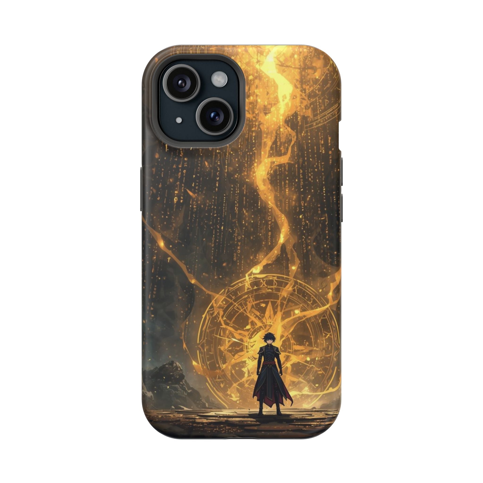 Vi-Anime Phone Case — Fantasy Mage Sigil Impact-Resistant Armor