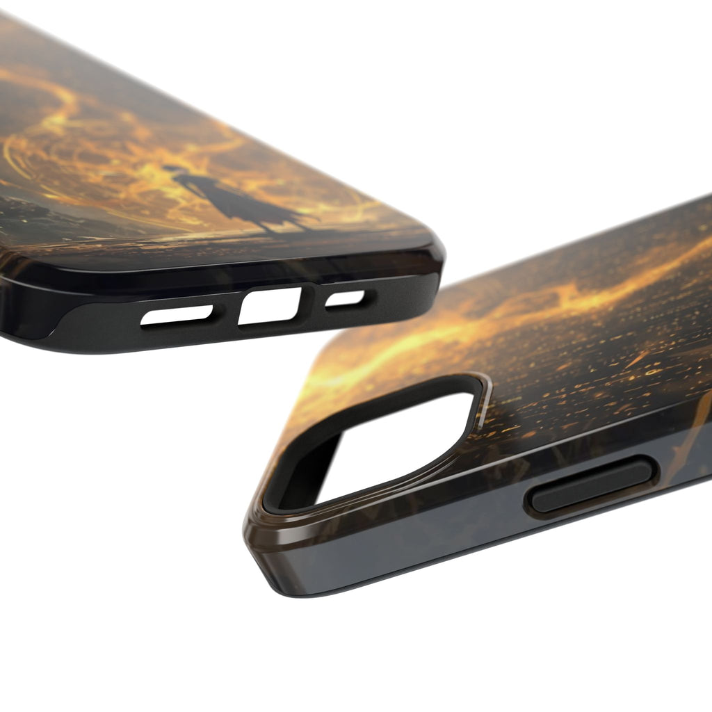 Vi-Anime Phone Case — Fantasy Mage Sigil Impact-Resistant Armor