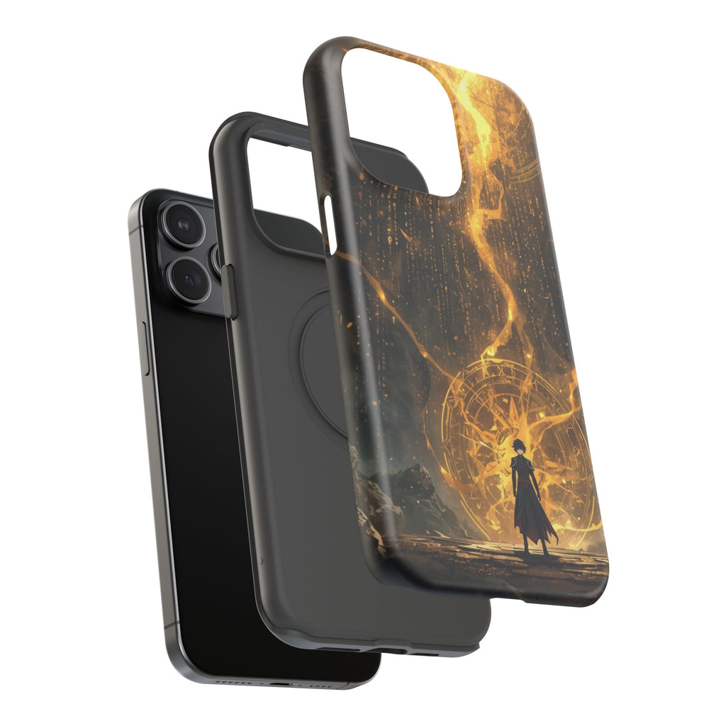 Vi-Anime Phone Case — Fantasy Mage Sigil Impact-Resistant Armor