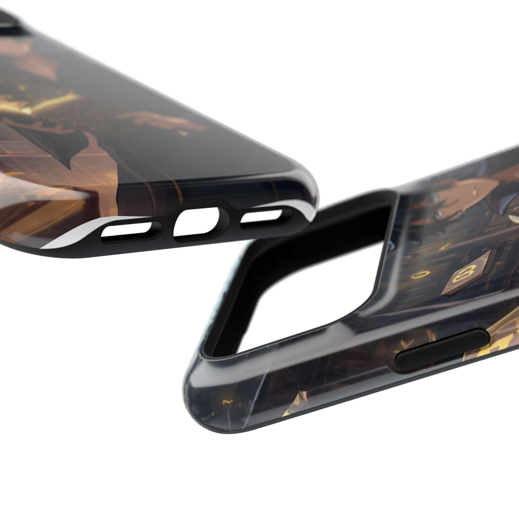Vi-Anime Mystic Scholar Phone Case — Anime Magic Book Impact-Resistant Case