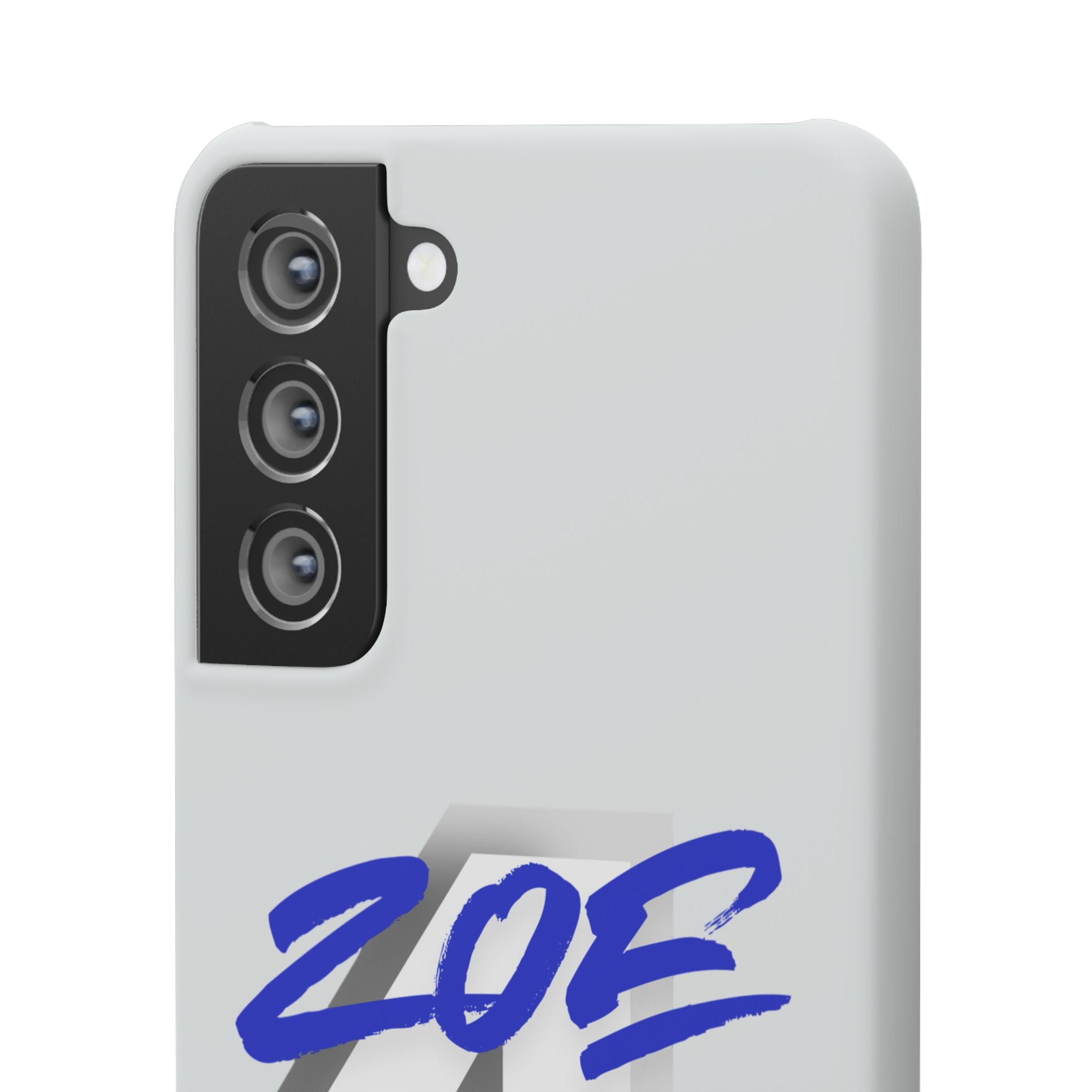 Zoe Life Phone Case - Bold Script Number 4 Snap Case