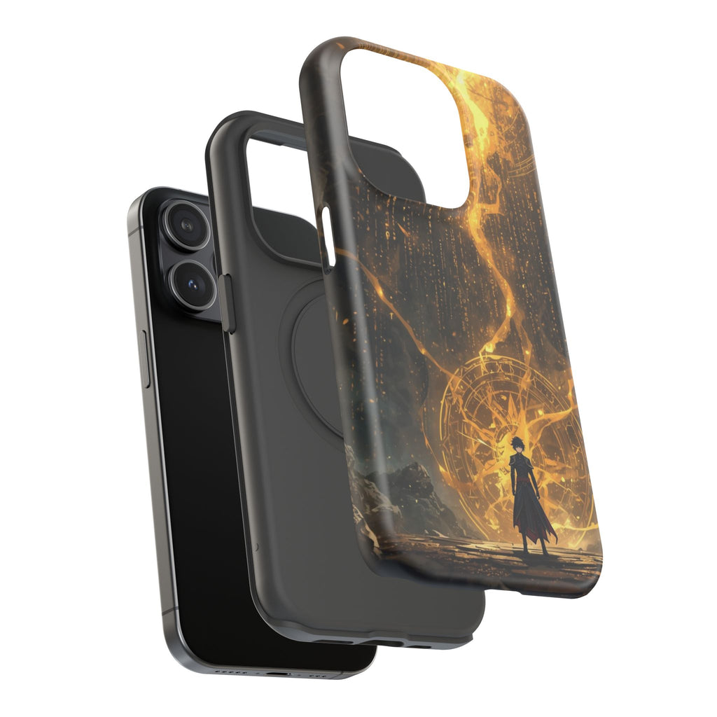 Vi-Anime Phone Case — Fantasy Mage Sigil Impact-Resistant Armor