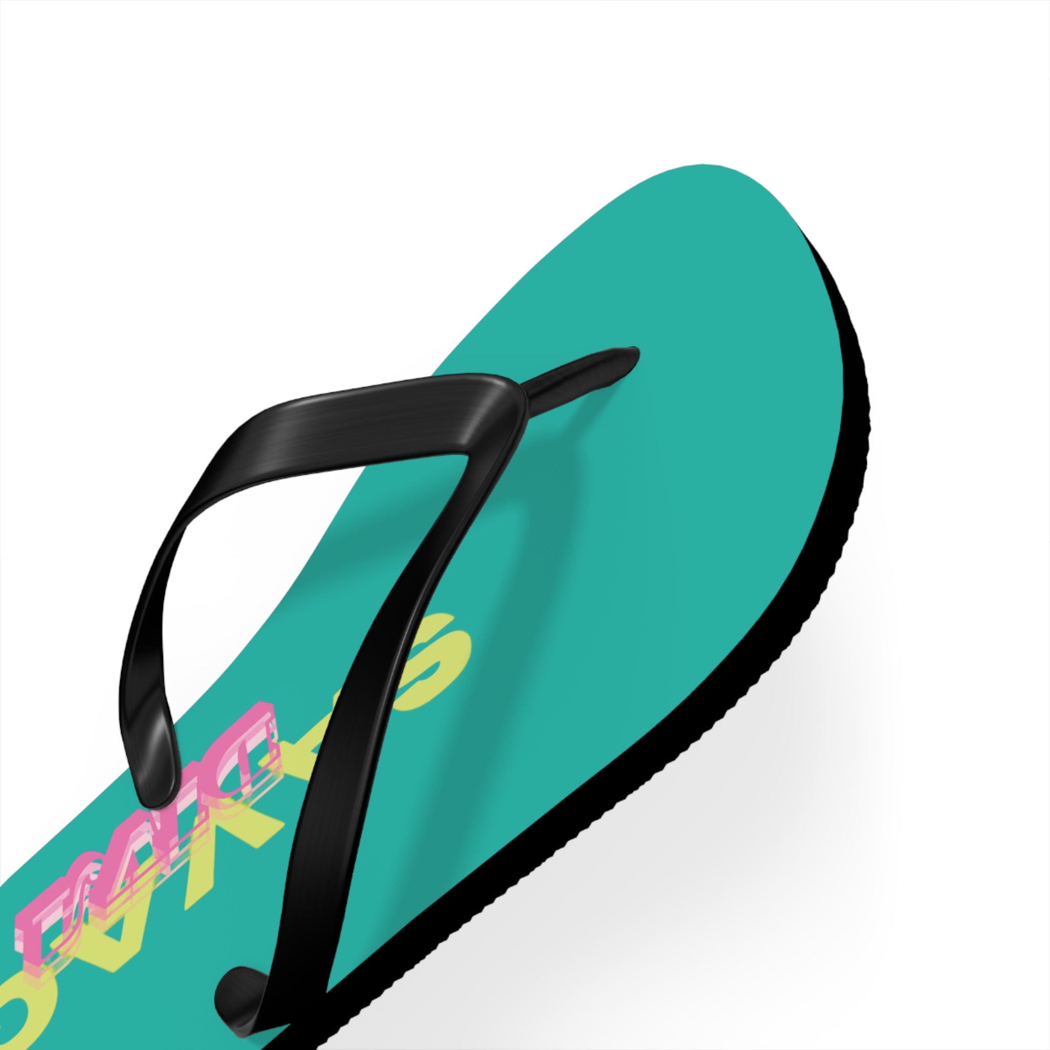 Woman’s Shoes - ‘Savage Diva’ Teal Flip Flops