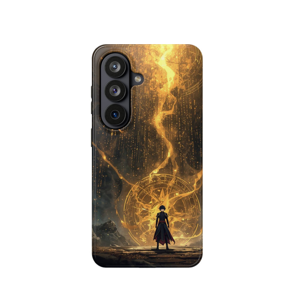 Vi-Anime Phone Case — Fantasy Mage Sigil Impact-Resistant Armor