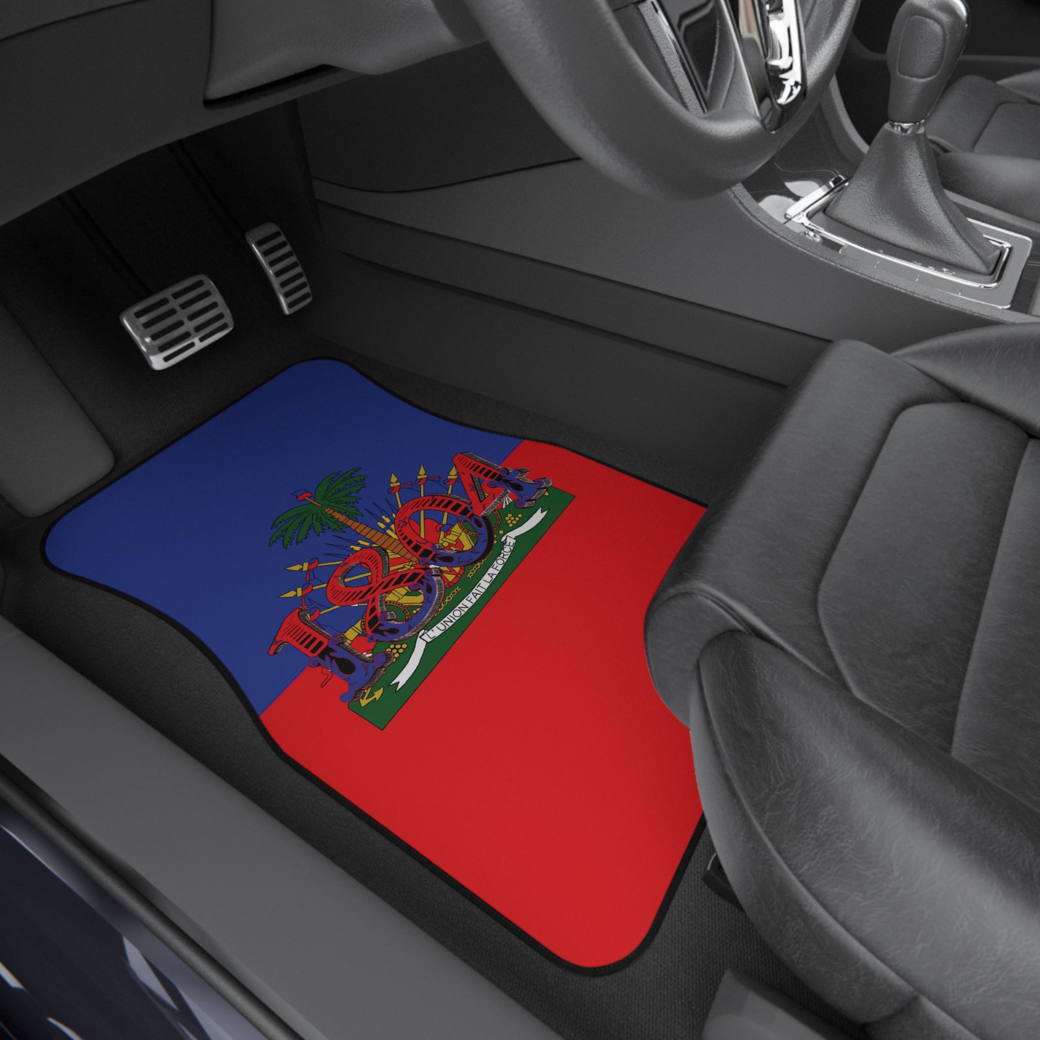 Haiti 1804 Flag Car Floor Mats (Set of 4) - Patriotic Auto Accessories