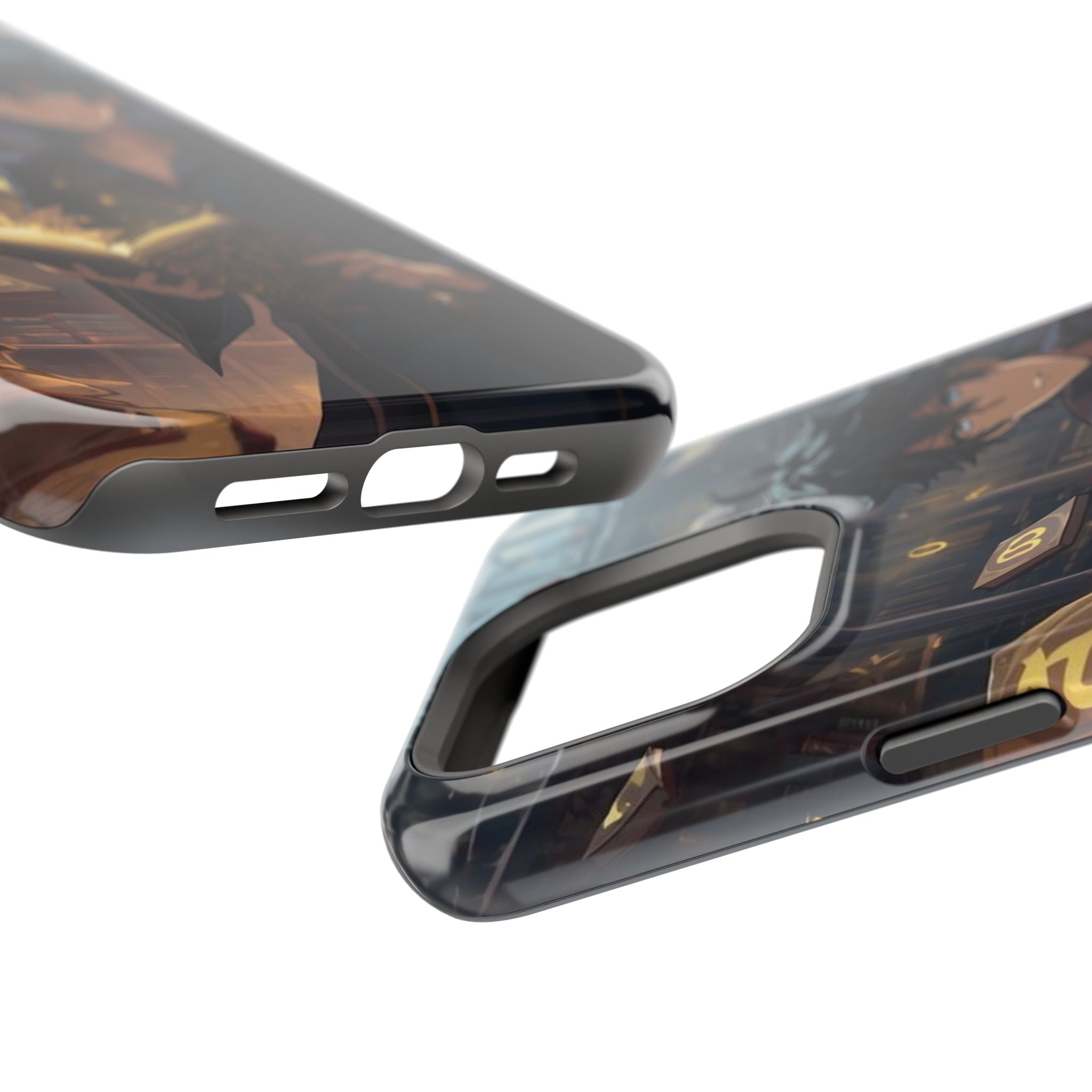 Vi-Anime Mystic Scholar Phone Case — Anime Magic Book Impact-Resistant Case