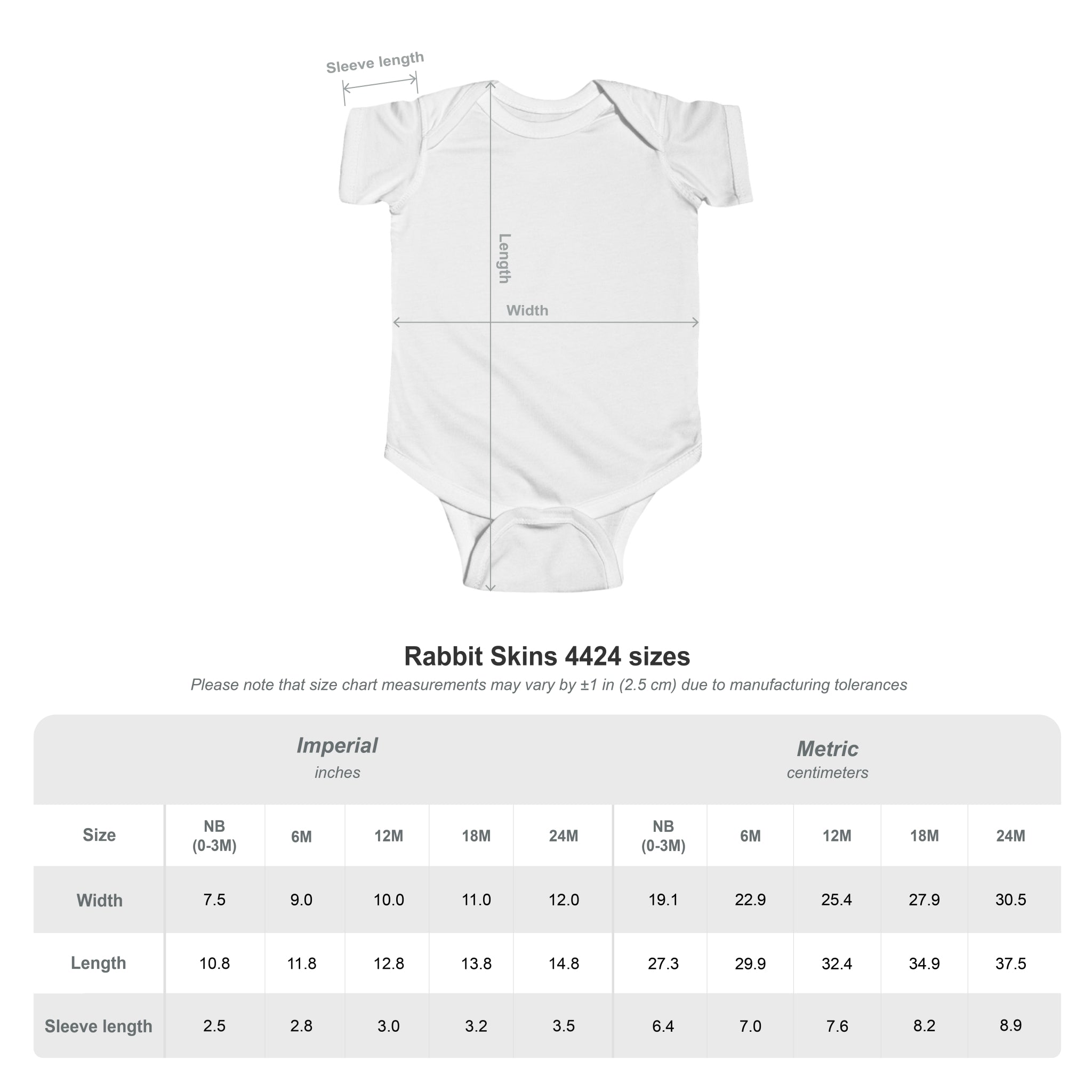 Little Vi Infant Bodysuit “Zoe Life”