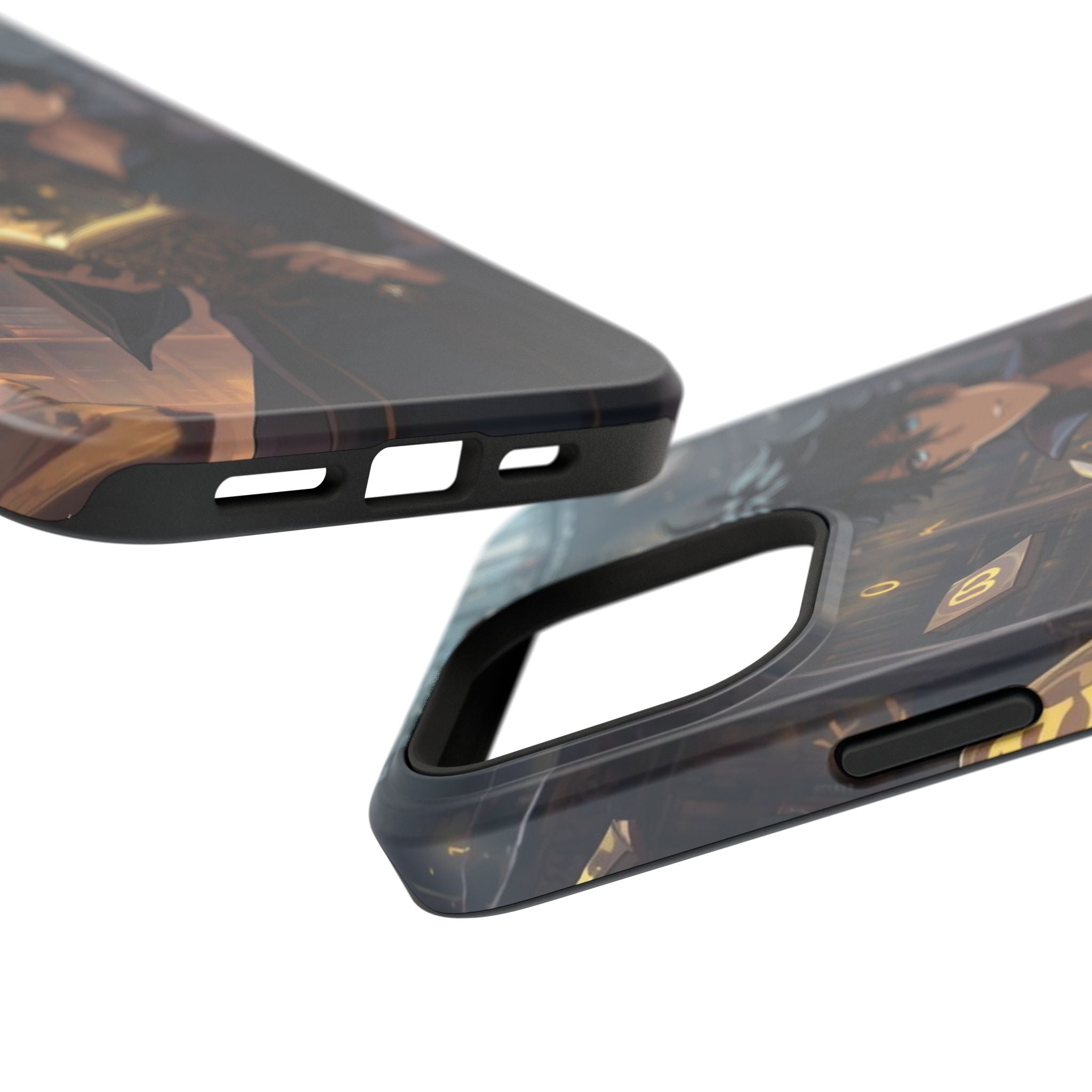 Vi-Anime Mystic Scholar Phone Case — Anime Magic Book Impact-Resistant Case