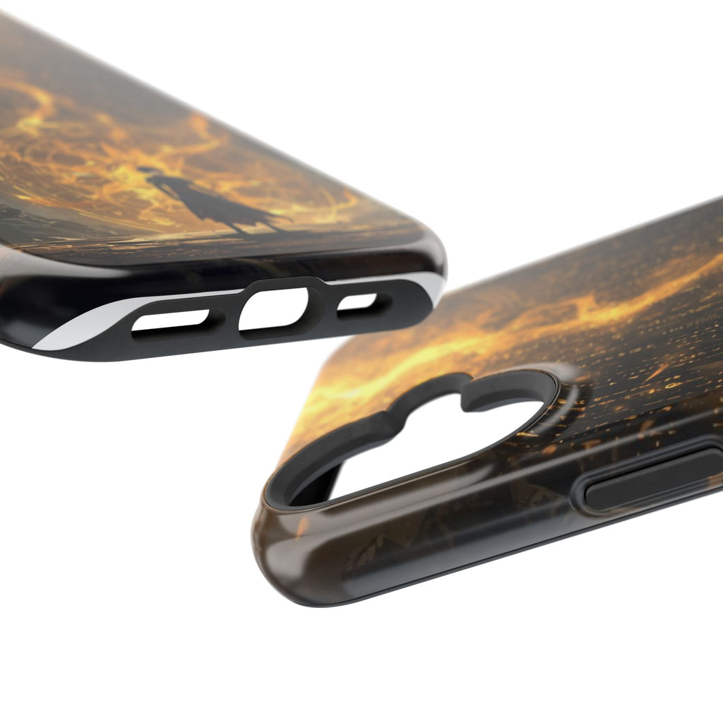 Vi-Anime Phone Case — Fantasy Mage Sigil Impact-Resistant Armor