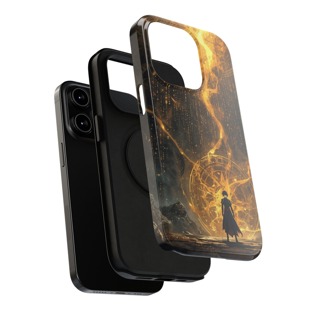Vi-Anime Phone Case — Fantasy Mage Sigil Impact-Resistant Armor