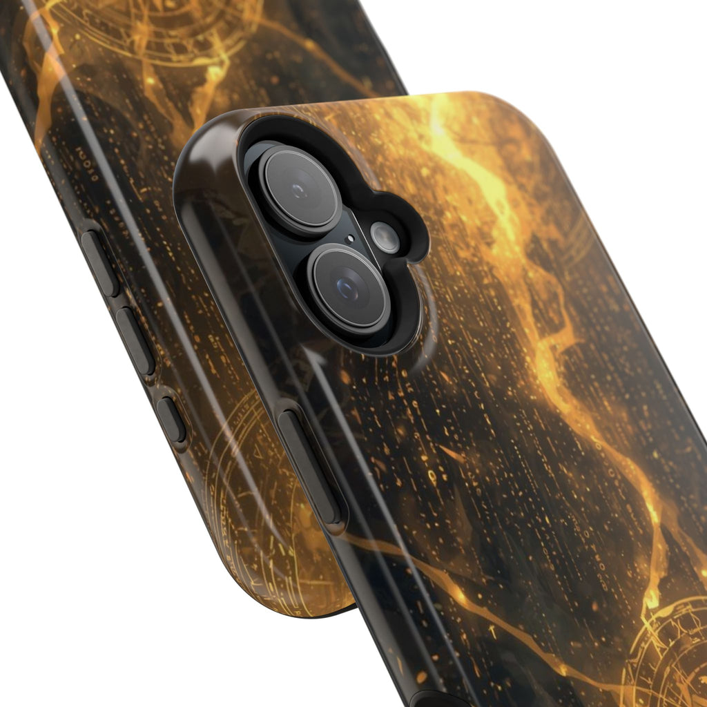 Vi-Anime Phone Case — Fantasy Mage Sigil Impact-Resistant Armor