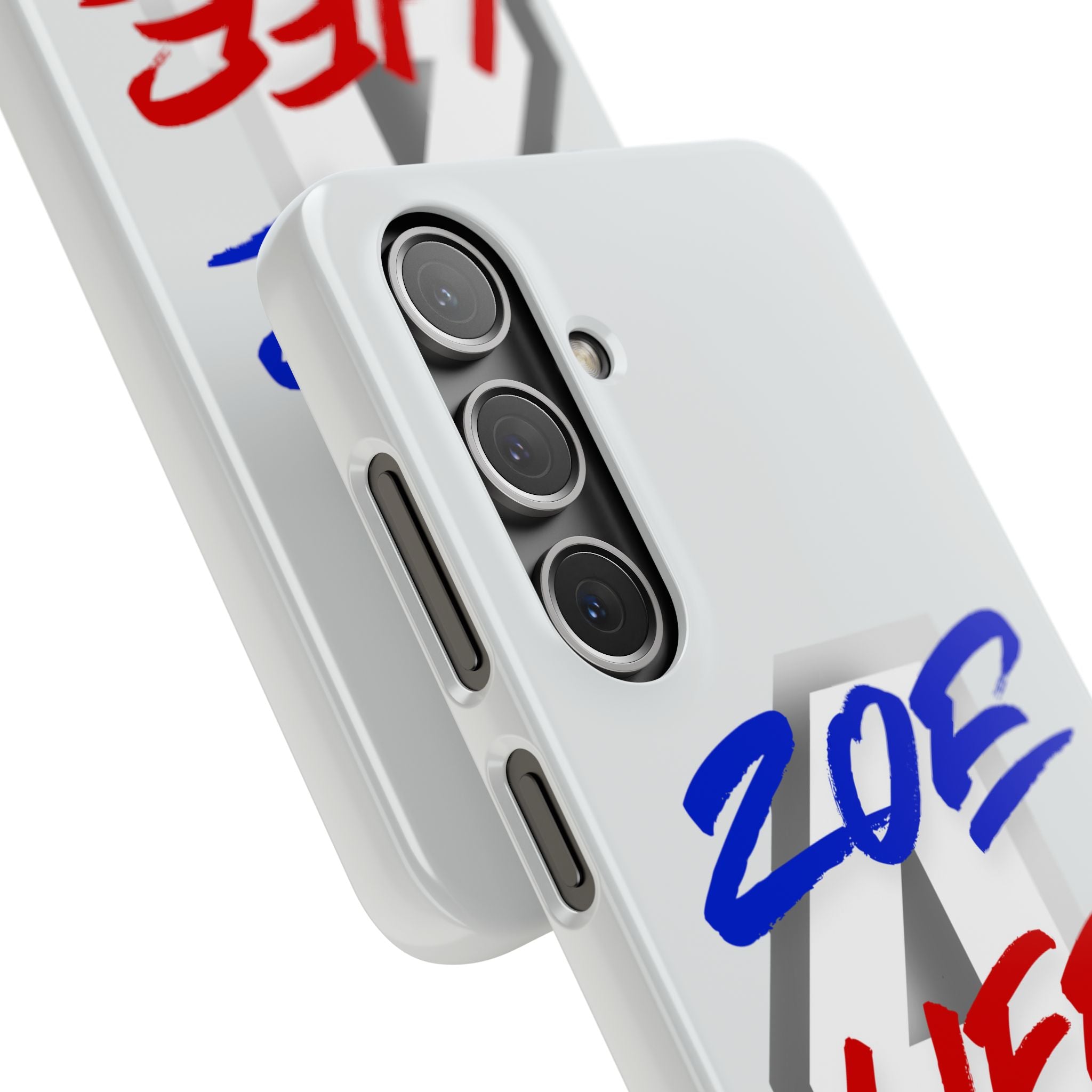 Zoe Life Phone Case - Bold Script Number 4 Snap Case