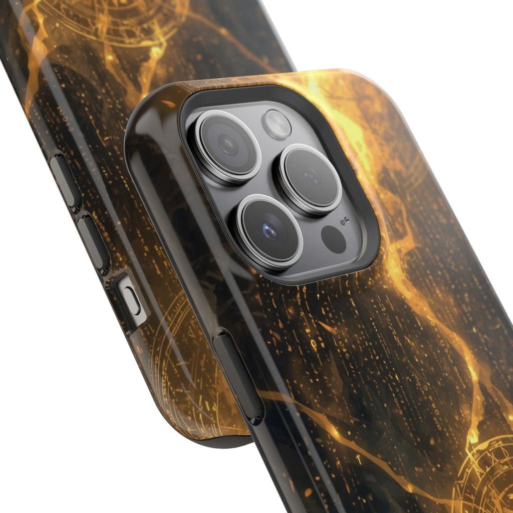 Vi-Anime Phone Case — Fantasy Mage Sigil Impact-Resistant Armor