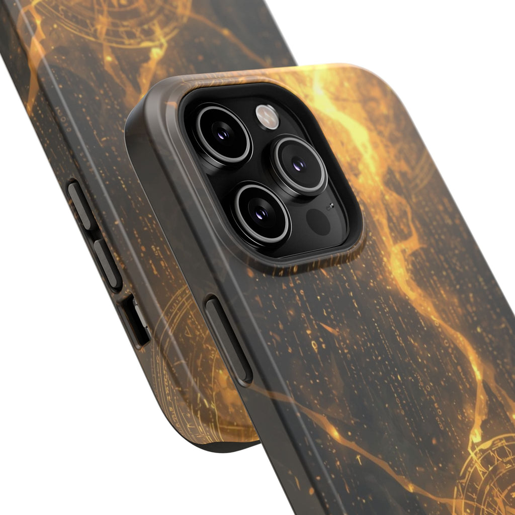 Vi-Anime Phone Case — Fantasy Mage Sigil Impact-Resistant Armor