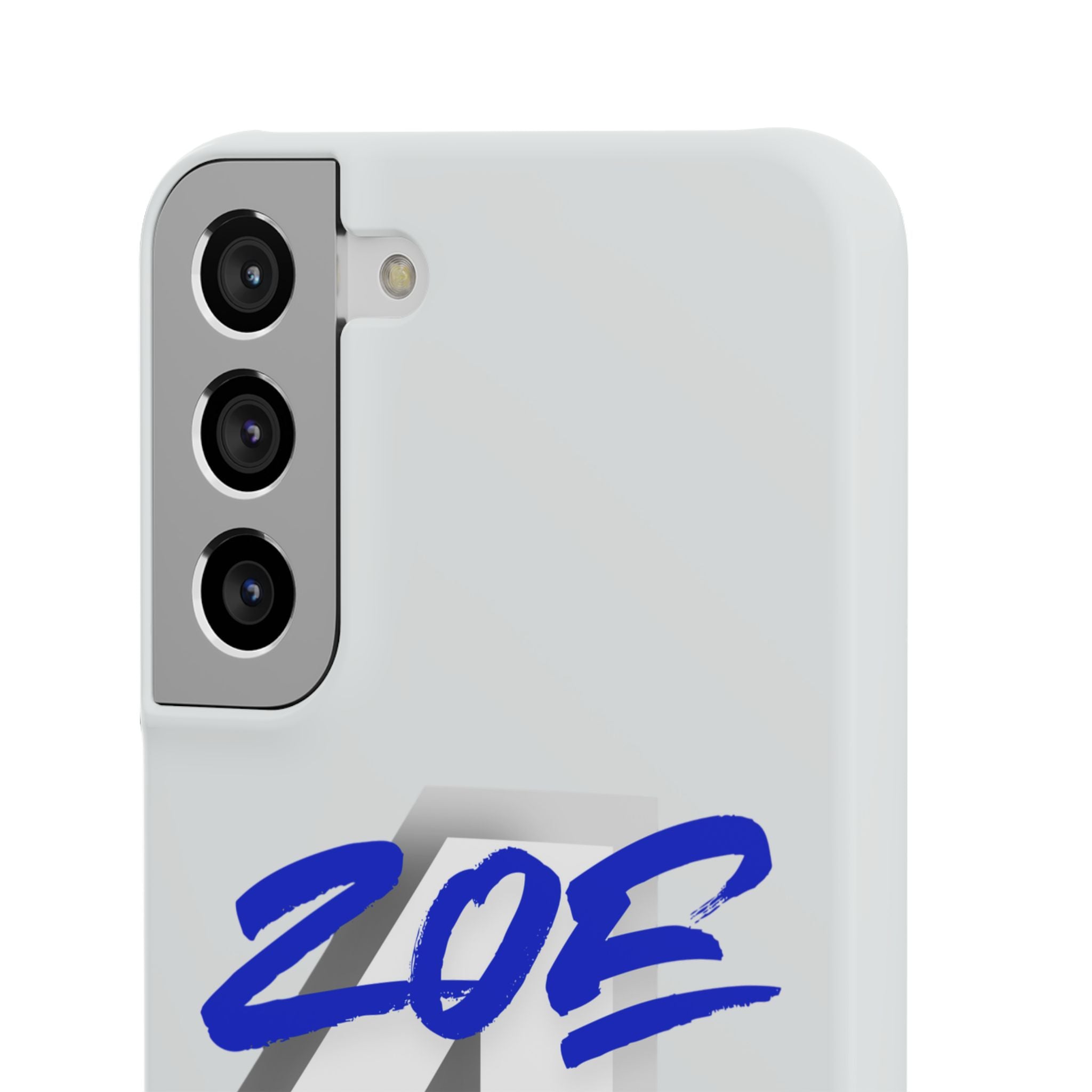 Zoe Life Phone Case - Bold Script Number 4 Snap Case