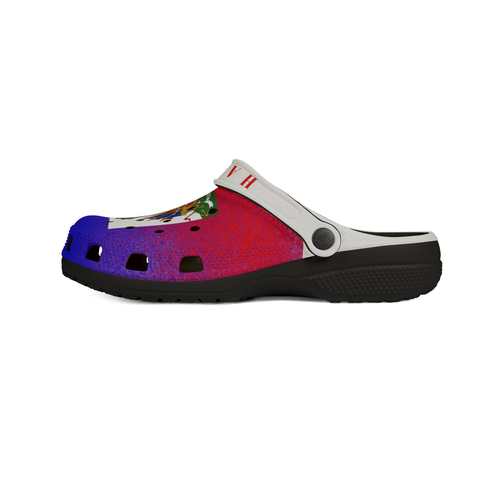 Haiti Flag EVA Foam Clogs – Lightweight Patriotic Garden Shoes