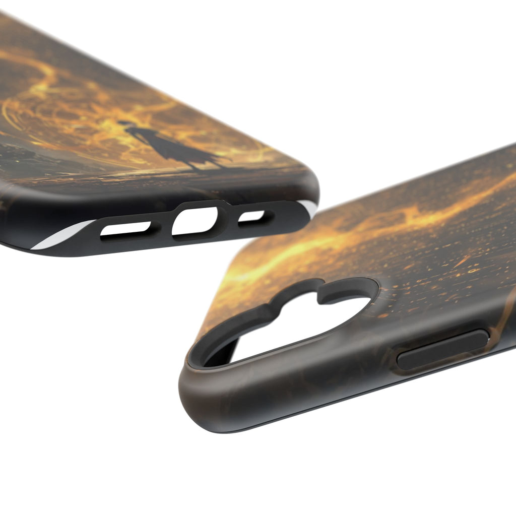 Vi-Anime Phone Case — Fantasy Mage Sigil Impact-Resistant Armor