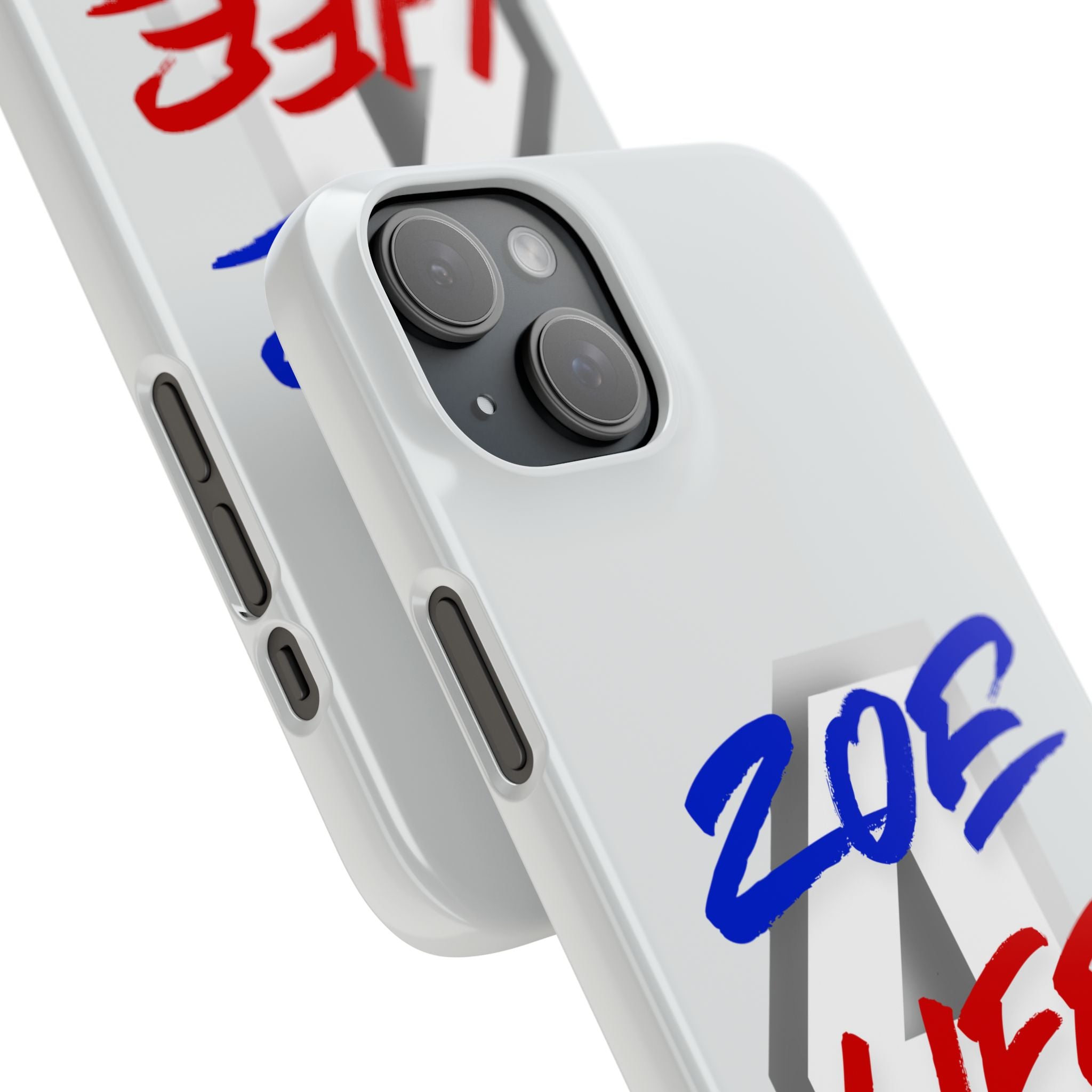 Zoe Life Phone Case - Bold Script Number 4 Snap Case