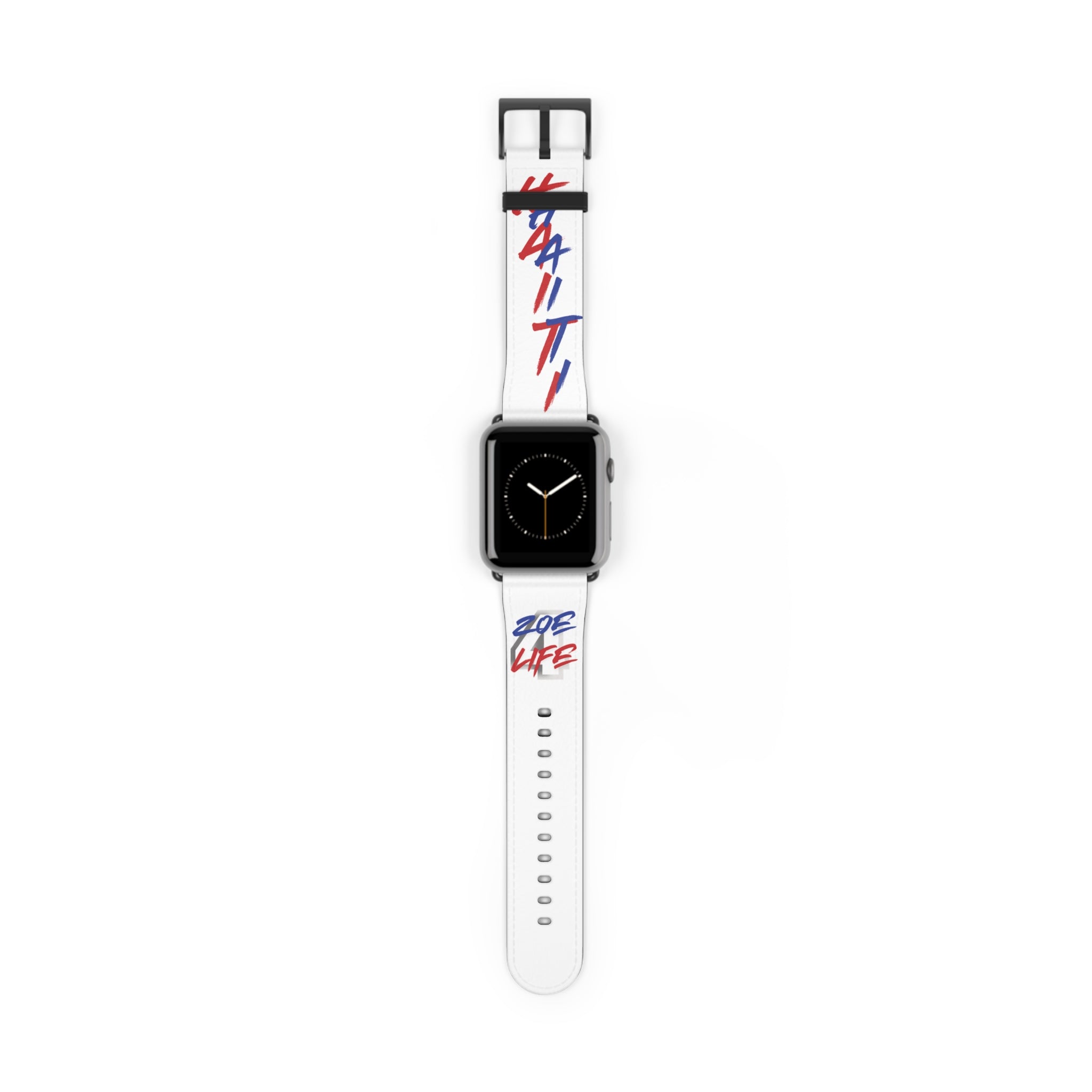 Copy of Phone Accessory — Red & Blue Graphic Apple Watch Strap