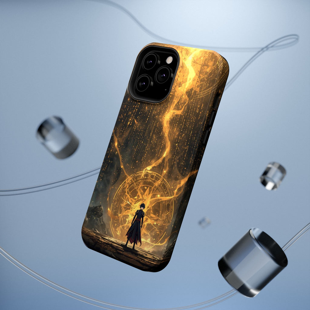 Vi-Anime Phone Case — Fantasy Mage Sigil Impact-Resistant Armor