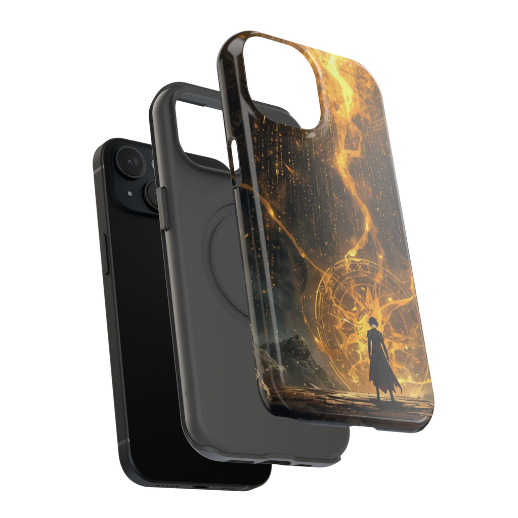 Vi-Anime Phone Case — Fantasy Mage Sigil Impact-Resistant Armor