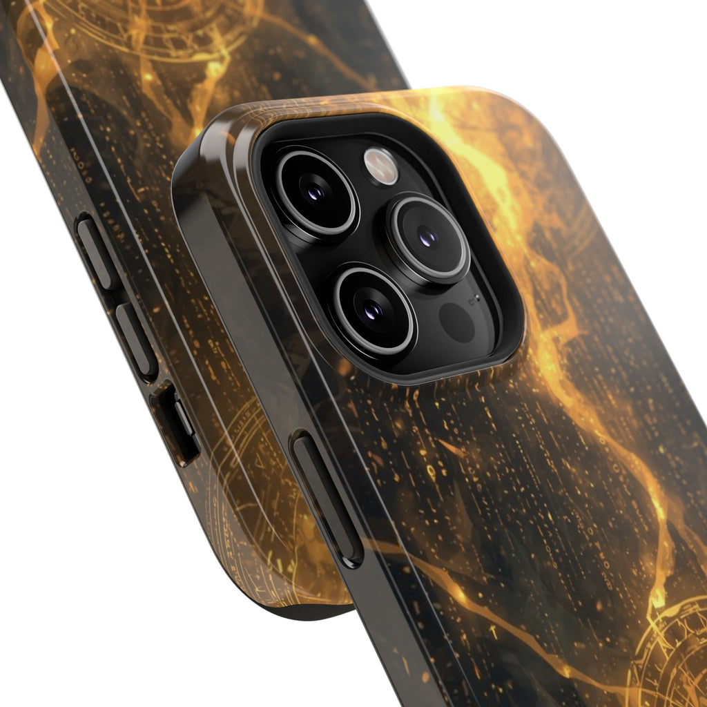Vi-Anime Phone Case — Fantasy Mage Sigil Impact-Resistant Armor