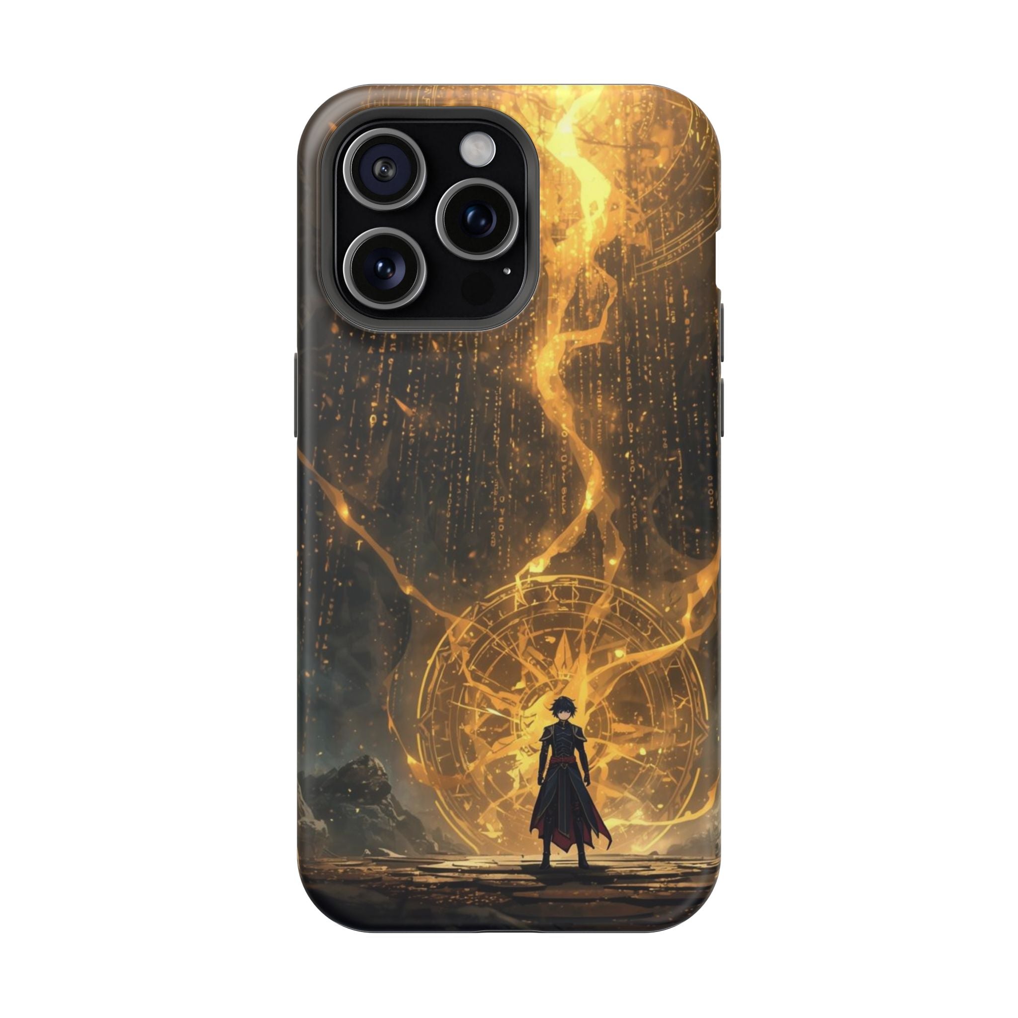Vi-Anime Phone Case — Fantasy Mage Sigil Impact-Resistant Armor