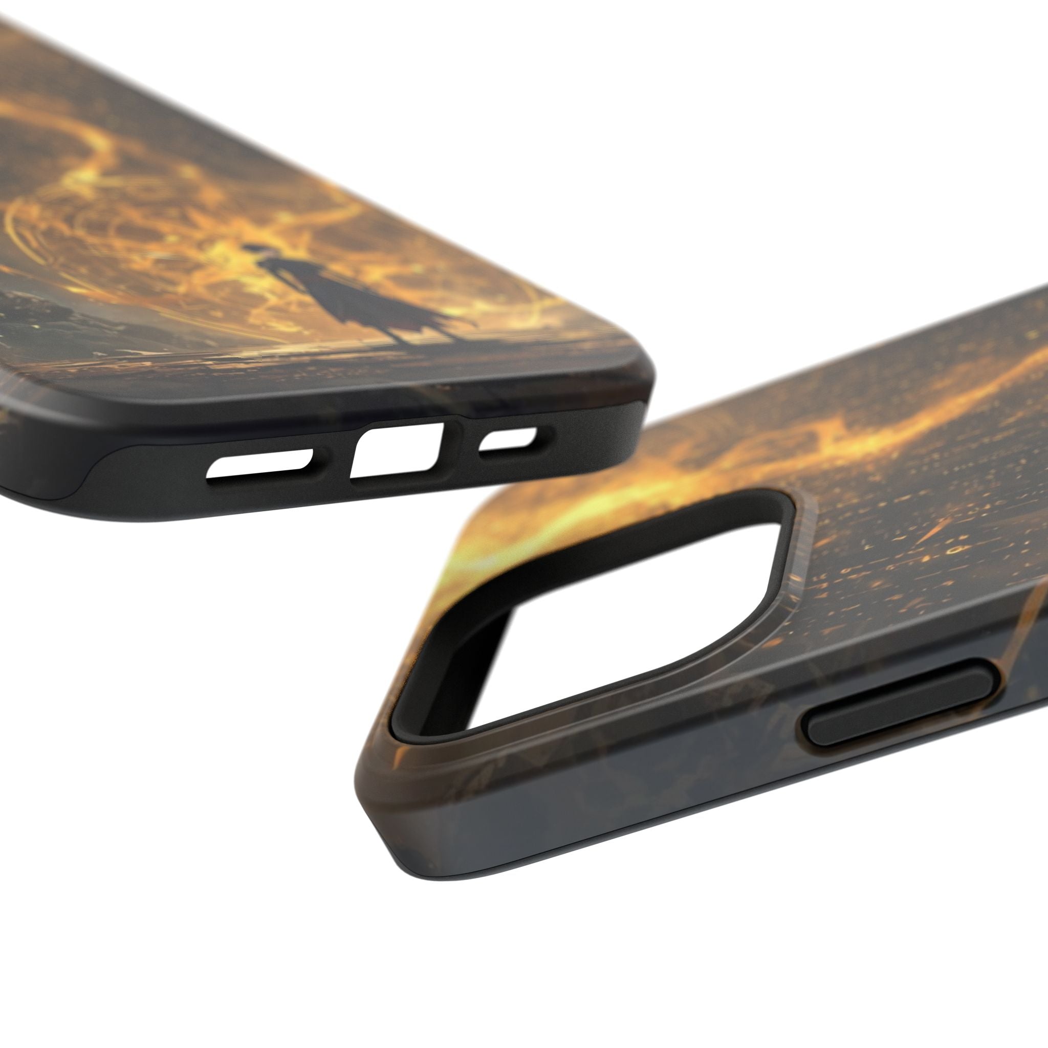 Vi-Anime Phone Case — Fantasy Mage Sigil Impact-Resistant Armor