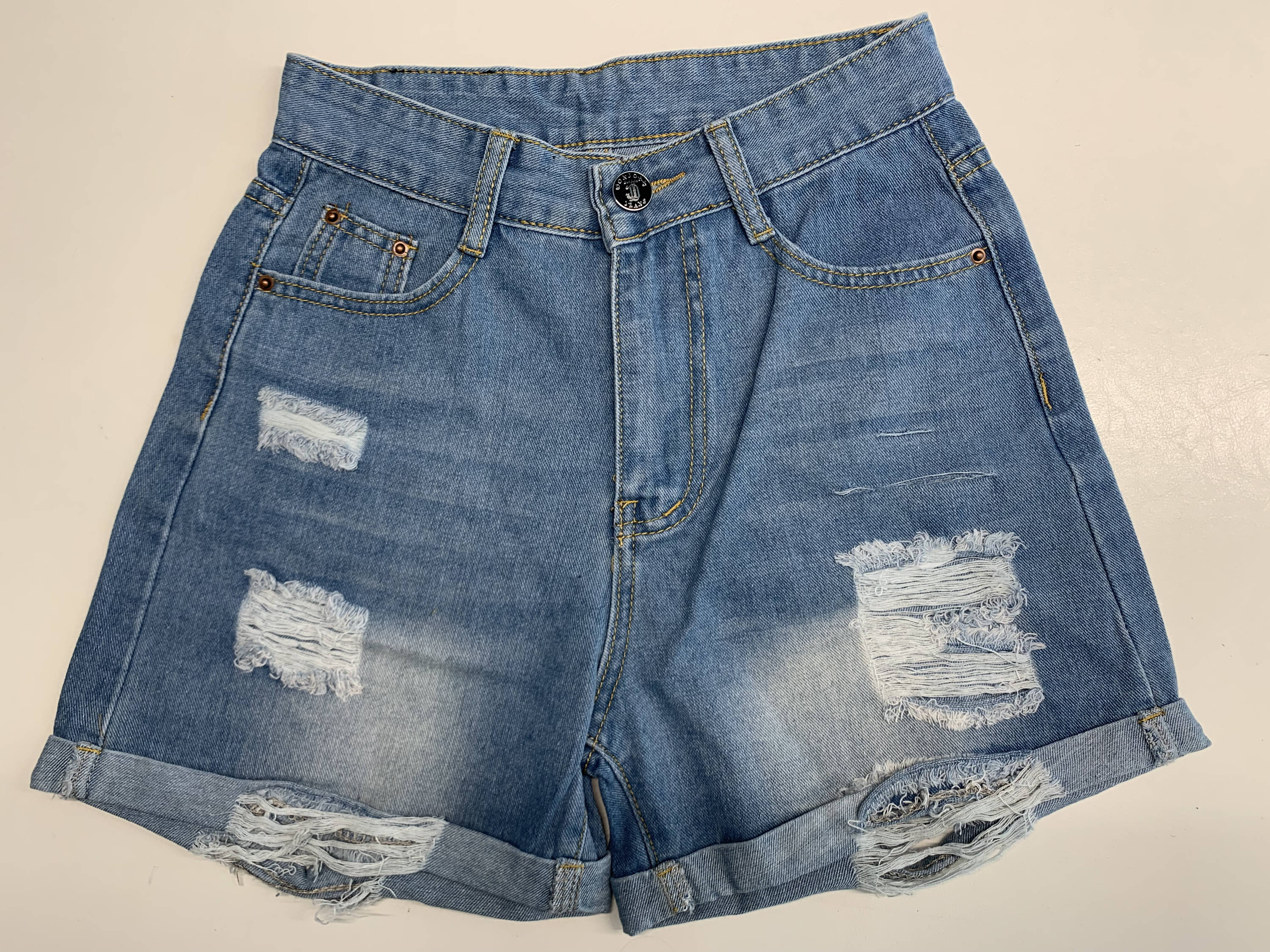 DON JOHN Jean Shorts Handmade Women's