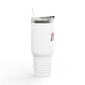 Vi-Cups - 40oz Insulated Travel Mug — Colorful HAITI 1804 Tropical Logo