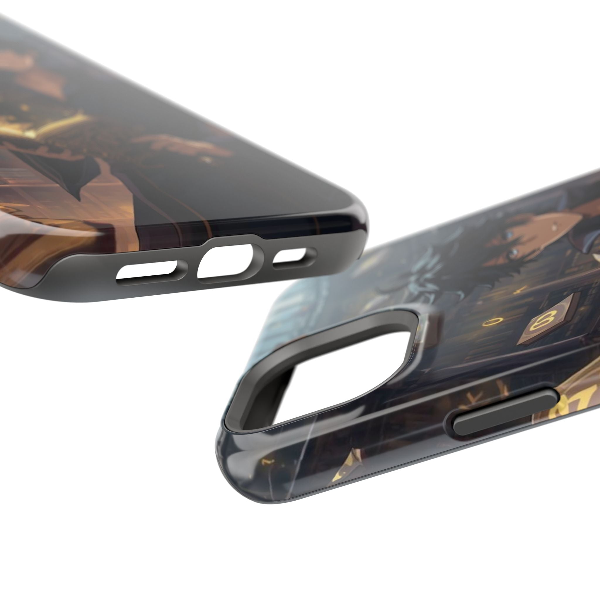 Vi-Anime Mystic Scholar Phone Case — Anime Magic Book Impact-Resistant Case