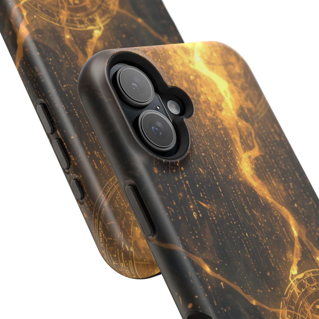 Vi-Anime Phone Case — Fantasy Mage Sigil Impact-Resistant Armor