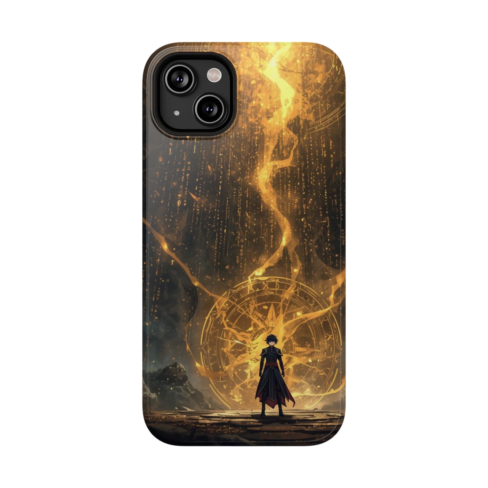 Vi-Anime Phone Case — Fantasy Mage Sigil Impact-Resistant Armor
