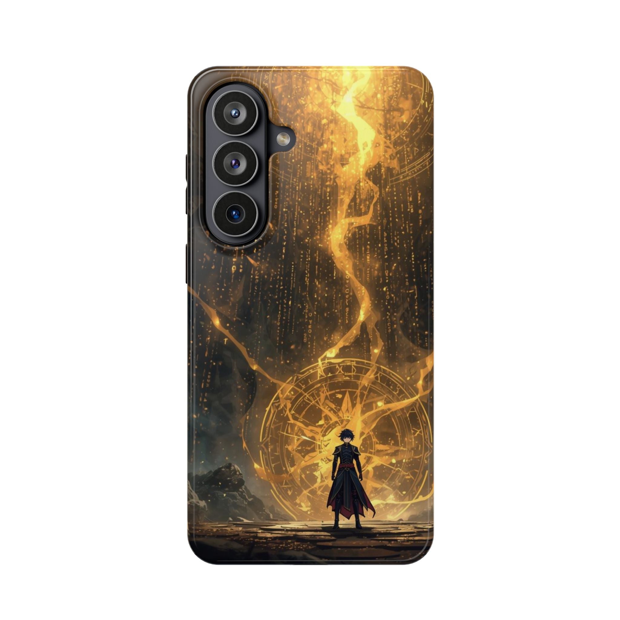 Vi-Anime Phone Case — Fantasy Mage Sigil Impact-Resistant Armor