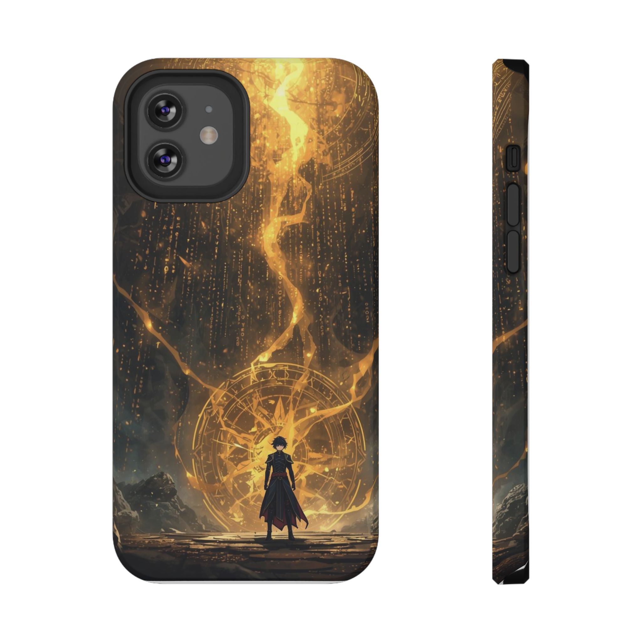 Vi-Anime Phone Case — Fantasy Mage Sigil Impact-Resistant Armor