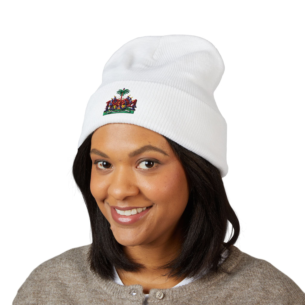 Vi-Cap Embroidered beanie - 1804 Haitian heritage