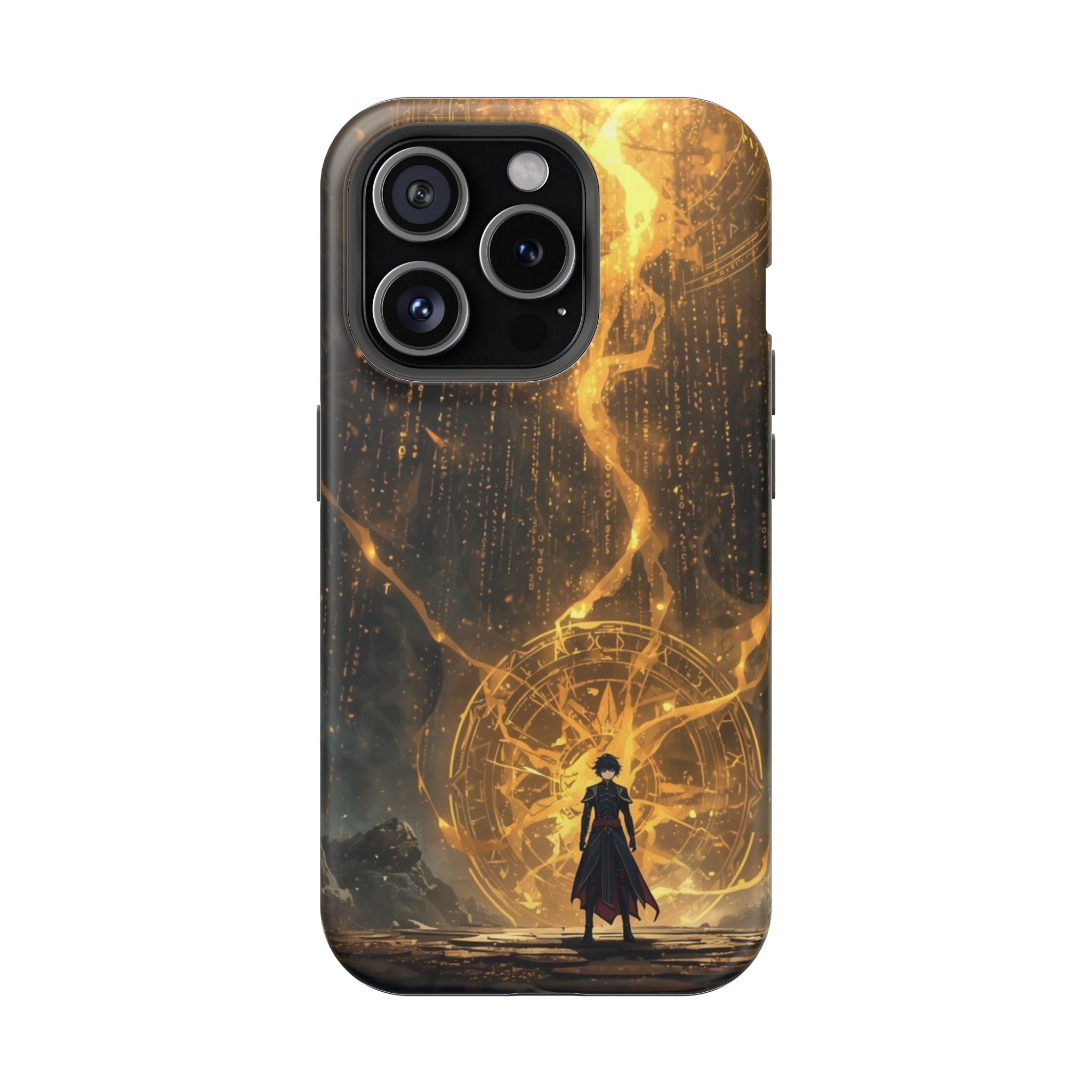 Vi-Anime Phone Case — Fantasy Mage Sigil Impact-Resistant Armor