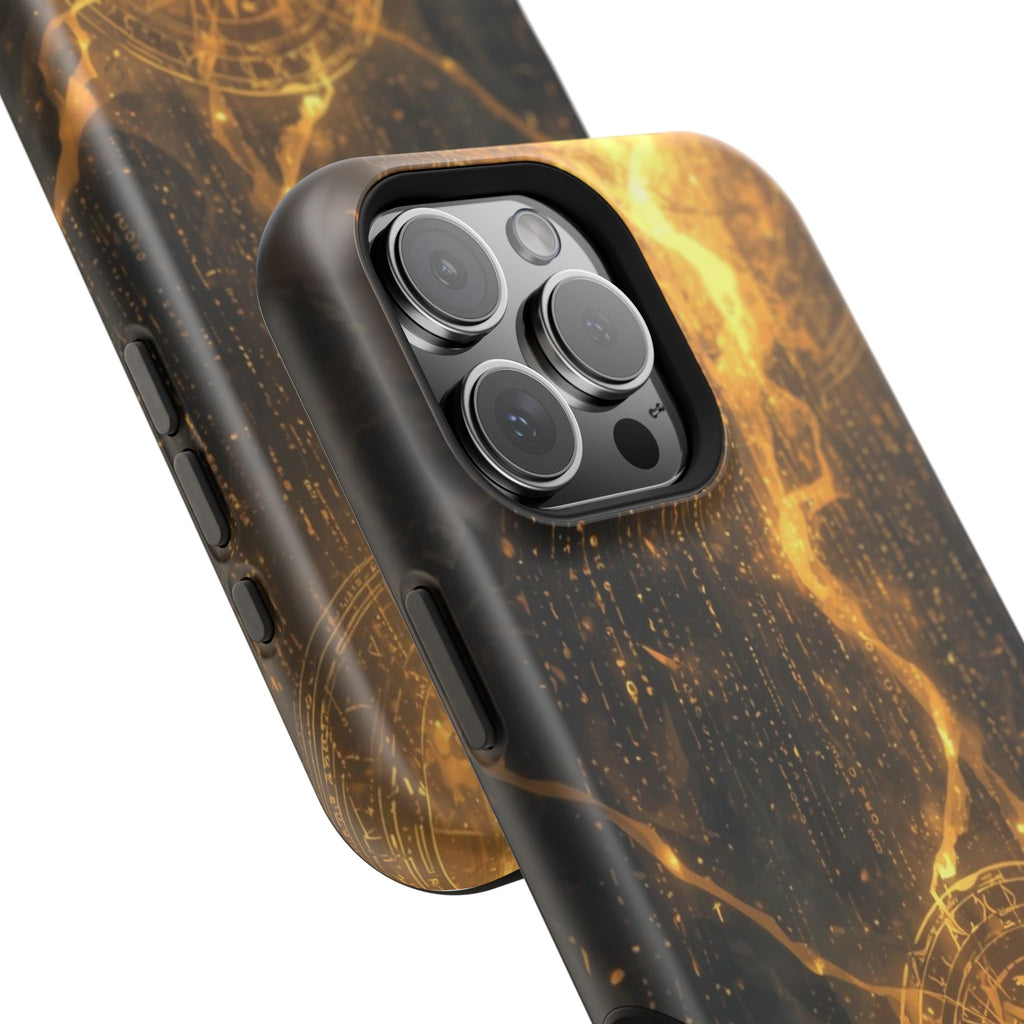 Vi-Anime Phone Case — Fantasy Mage Sigil Impact-Resistant Armor