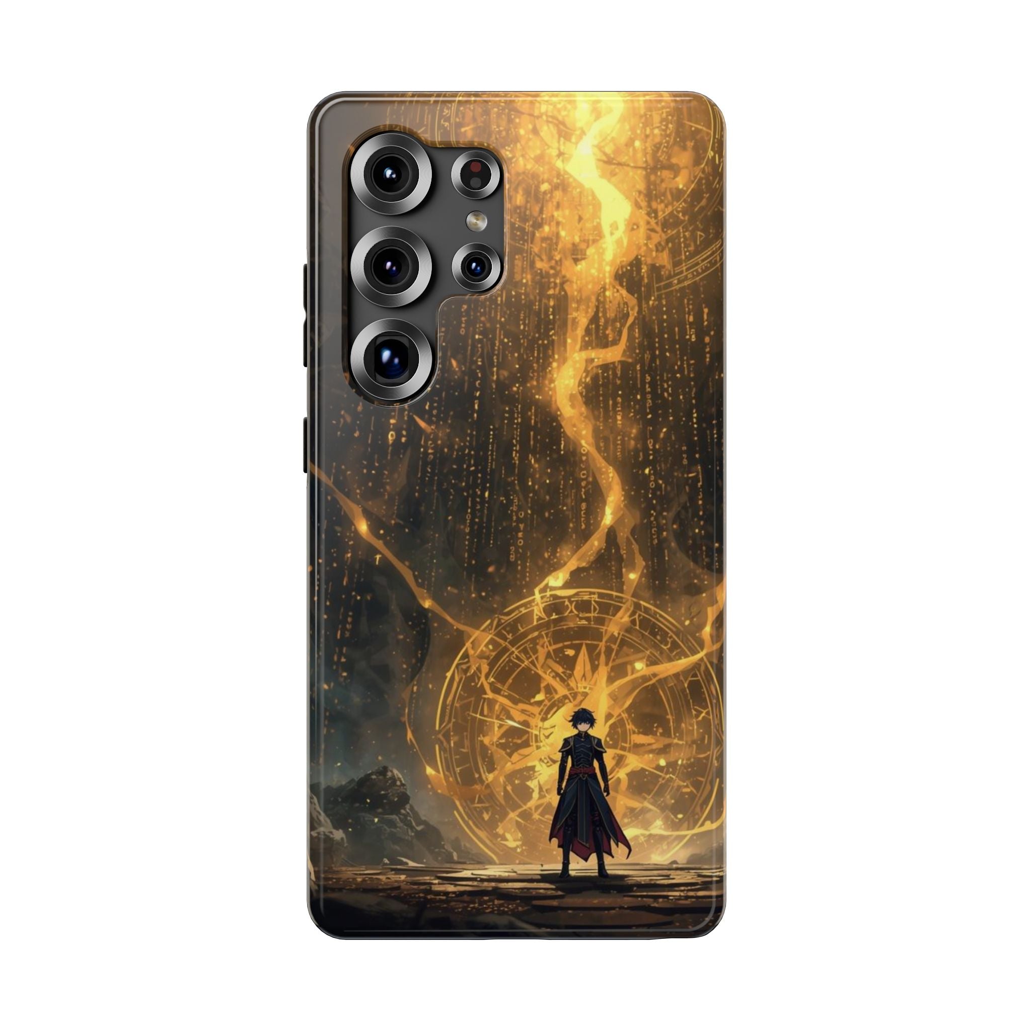 Vi-Anime Phone Case — Fantasy Mage Sigil Impact-Resistant Armor