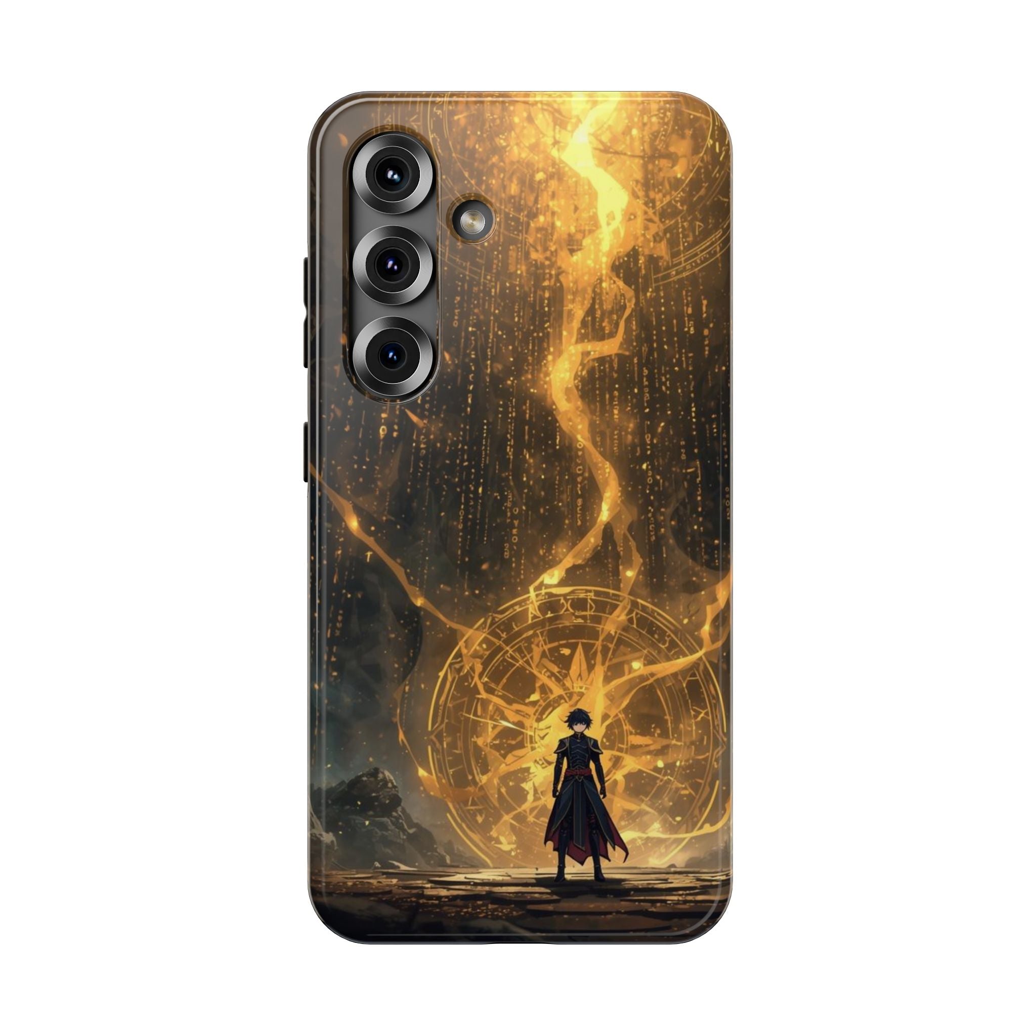 Vi-Anime Phone Case — Fantasy Mage Sigil Impact-Resistant Armor