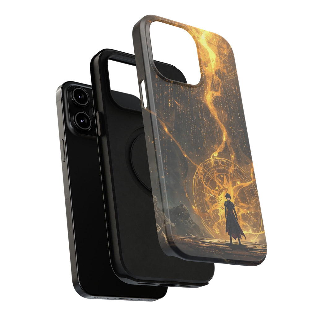 Vi-Anime Phone Case — Fantasy Mage Sigil Impact-Resistant Armor