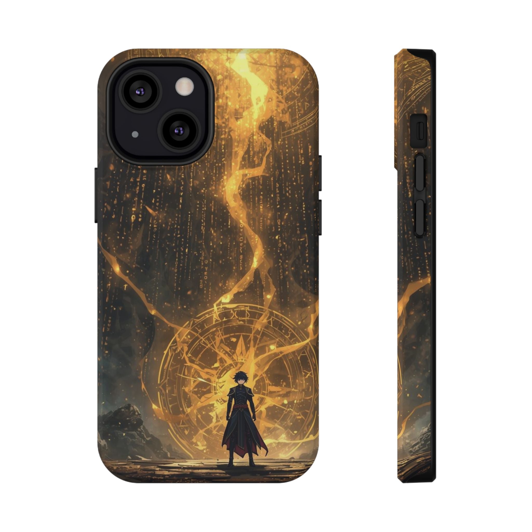 Vi-Anime Phone Case — Fantasy Mage Sigil Impact-Resistant Armor